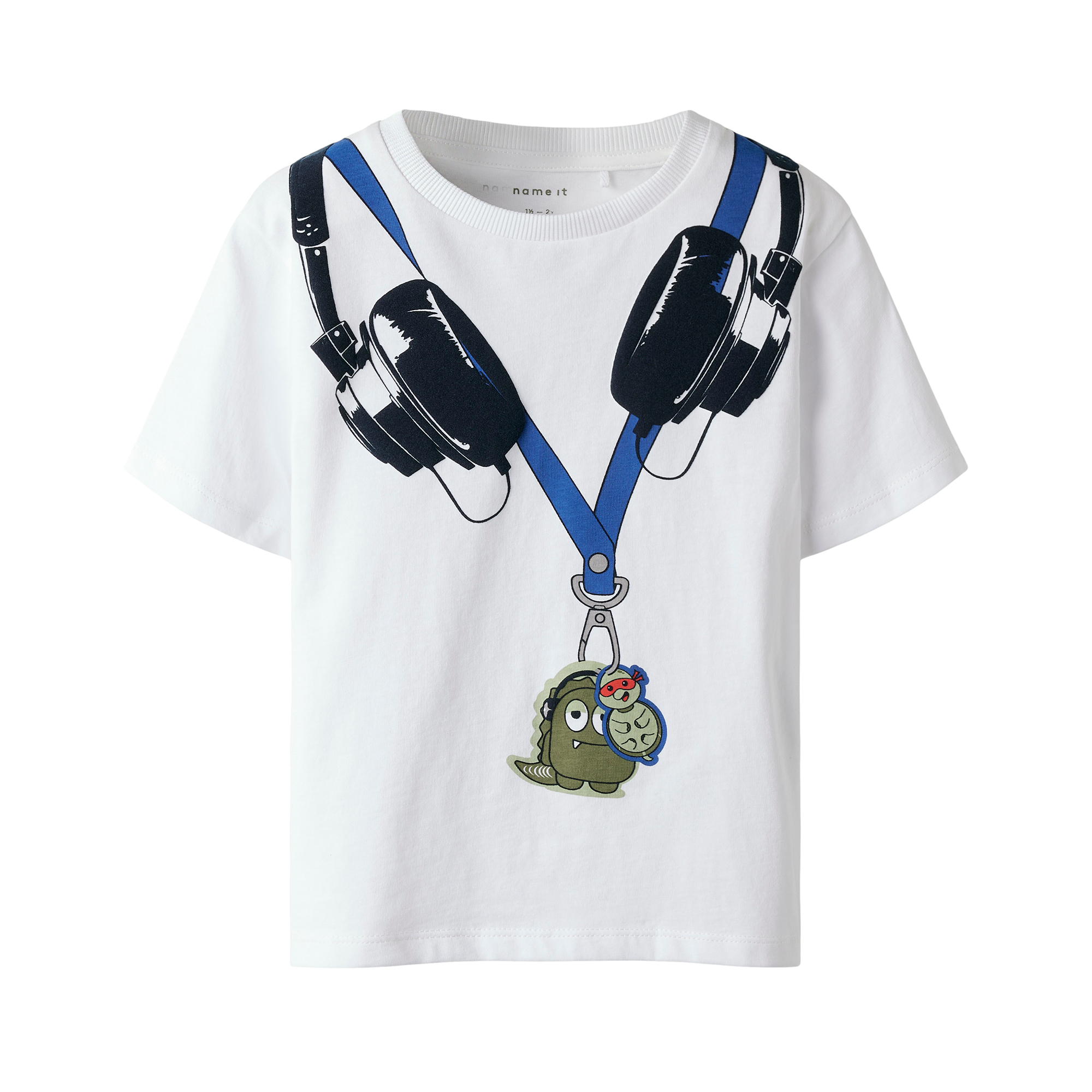 Kurzarmshirts, name it, Weiß – Besonderheit: aus 100% Baumwolle