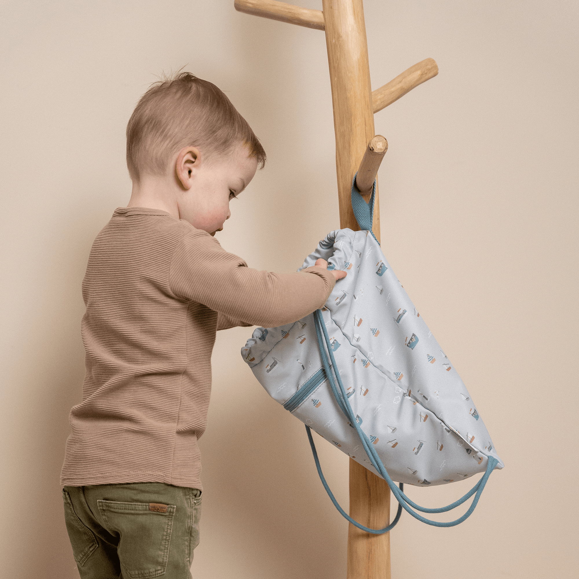 Kinderrucksäcke, LITTLE DUTCH, Blau – Produktansicht