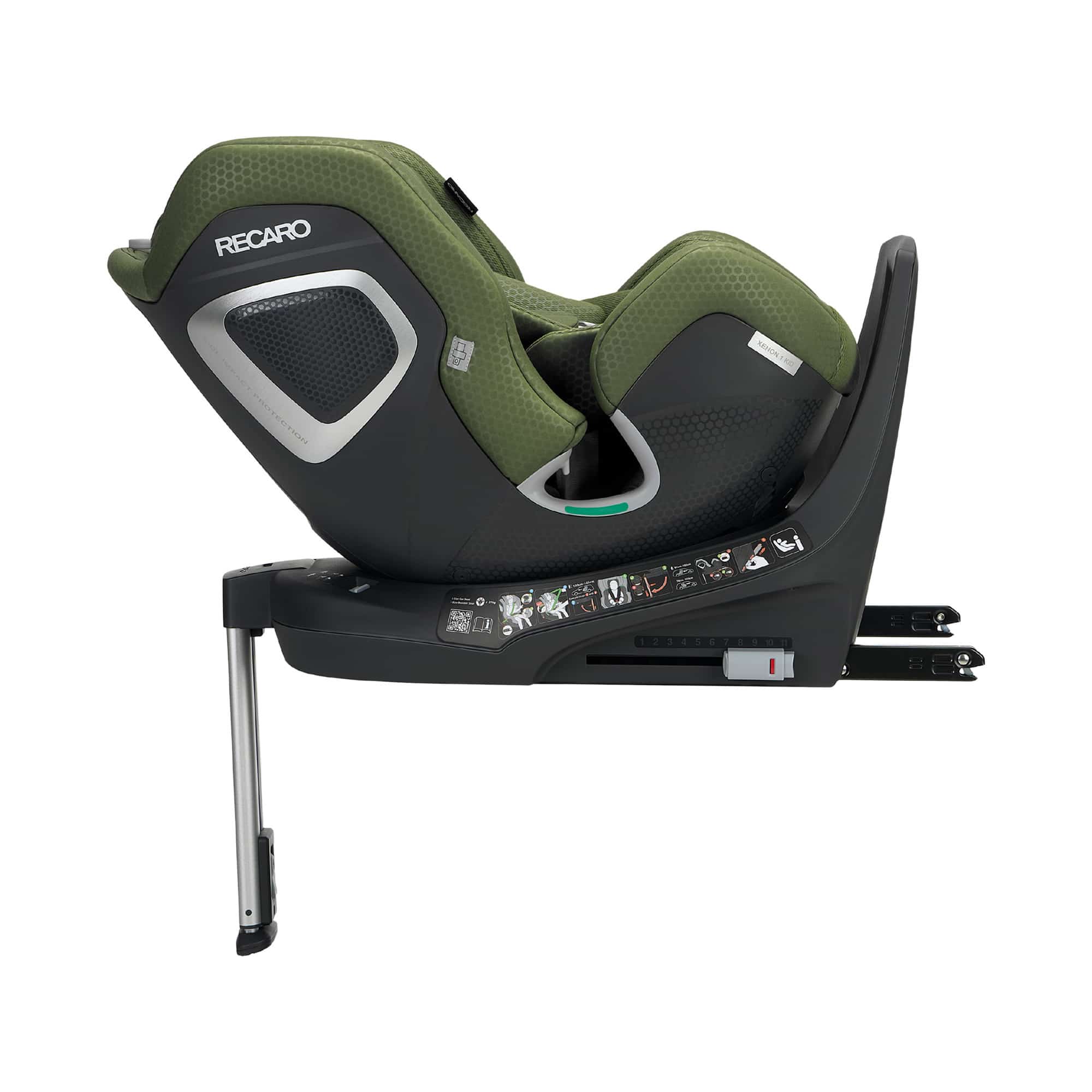 Reboarder 0-18 kg, Gruppe 0+/1, RECARO, Grün – Produktansicht