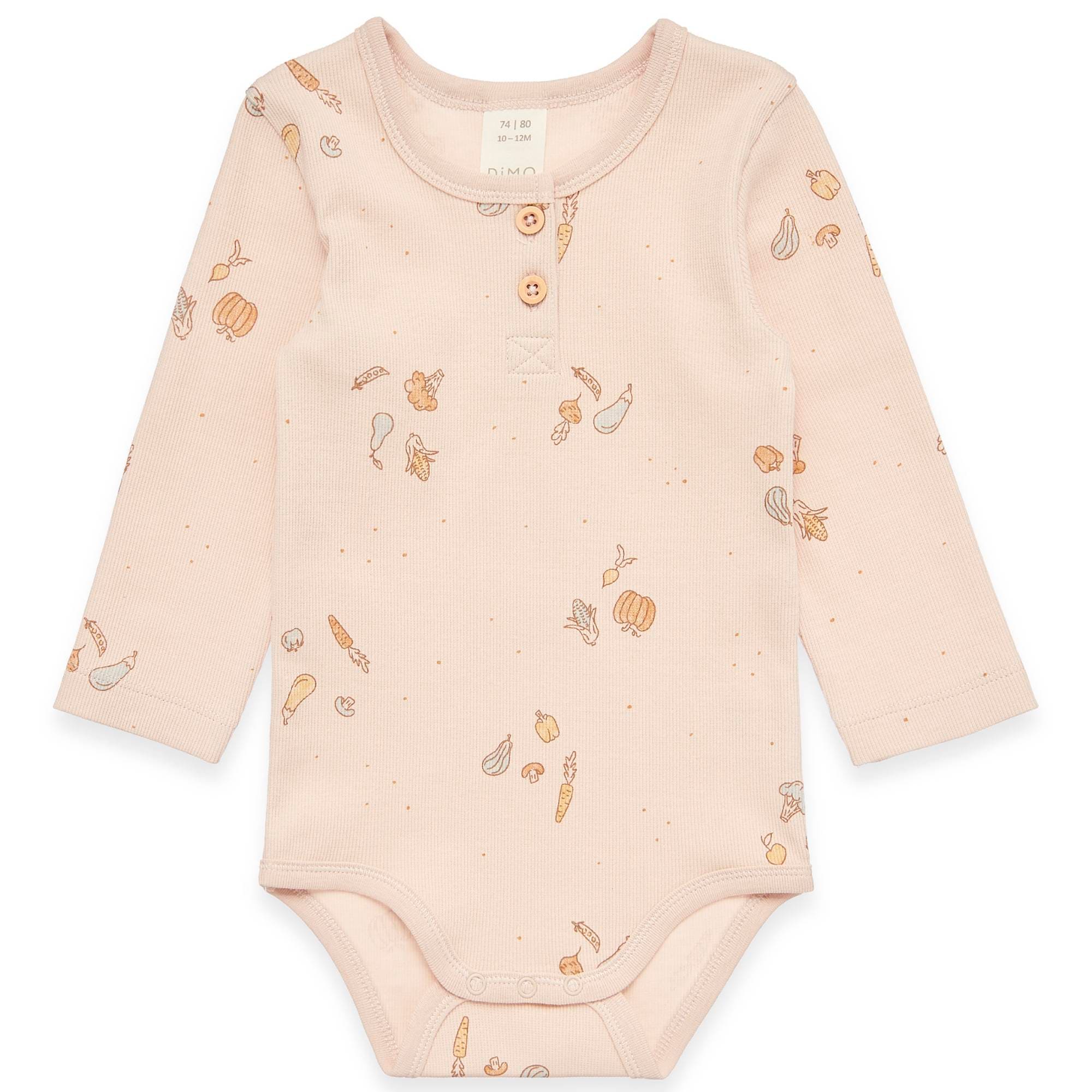 Langarmbodys, DIMO, Beige – Produktansicht