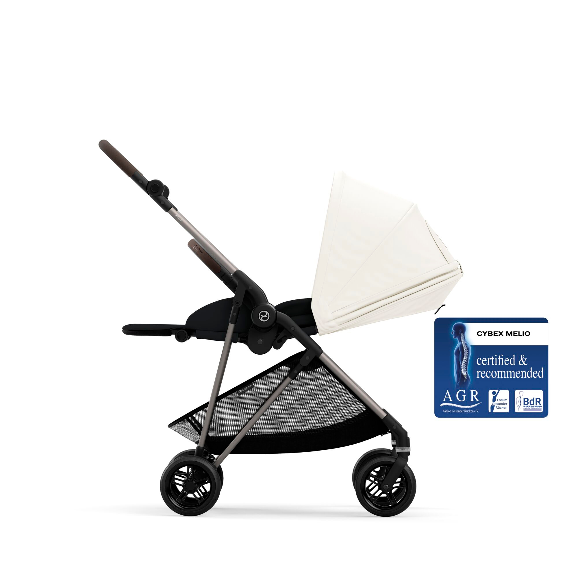 Kombi-Kinderwagen, cybex, Weiß – Produktansicht