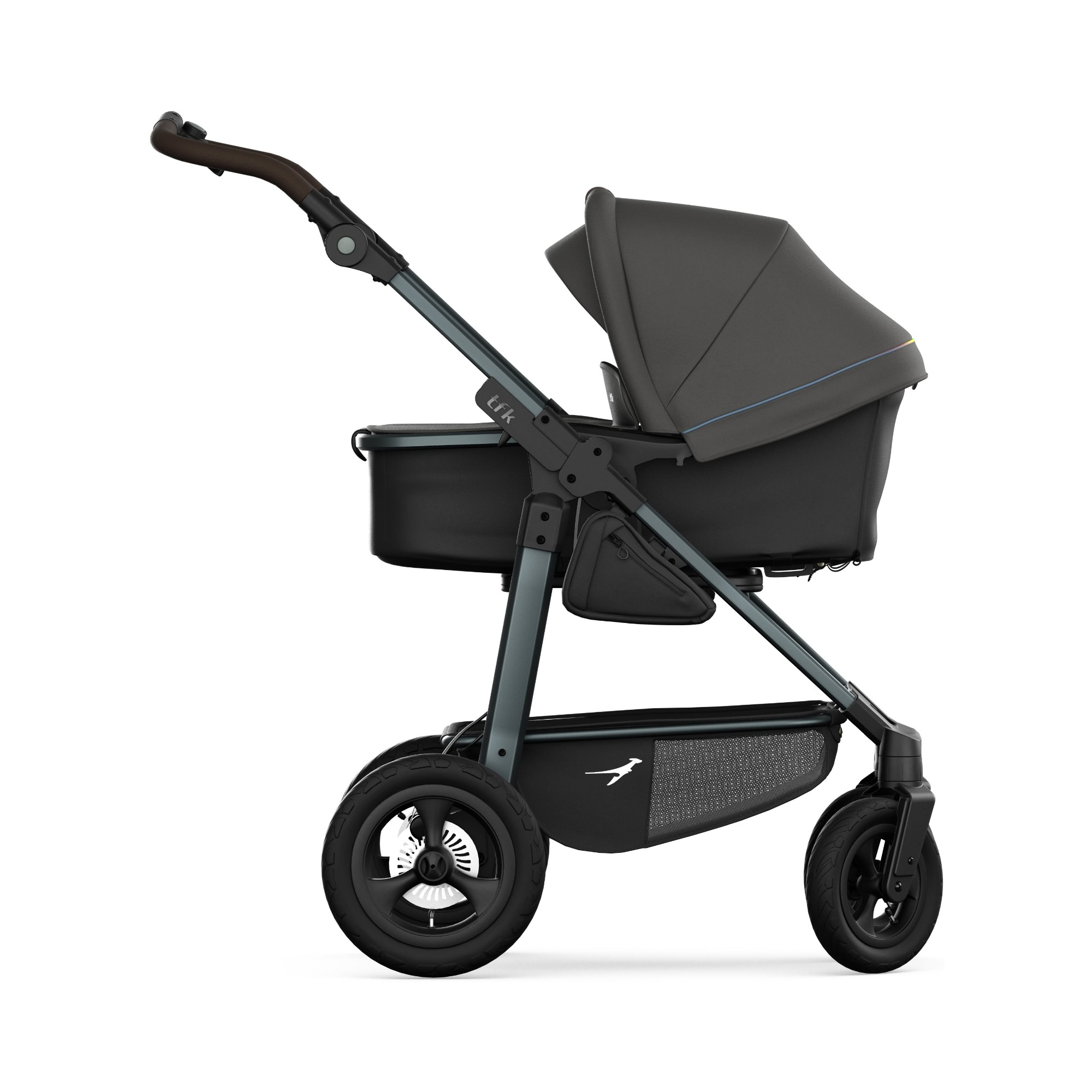 Kombi-Kinderwagen, tfk, Grau – Produktansicht