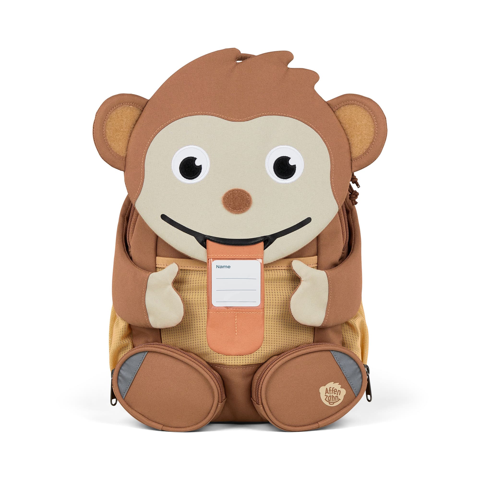 Kinderrucksäcke, Affenzahn, Braun – Produktansicht