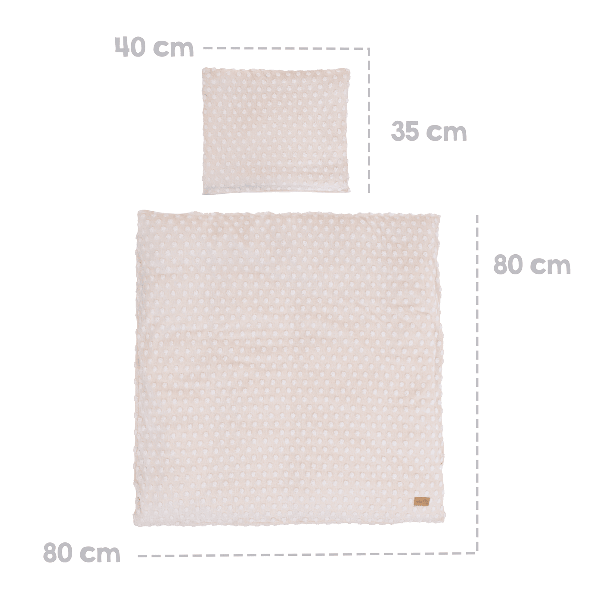 Bettbezüge, roba, Beige – Produktansicht