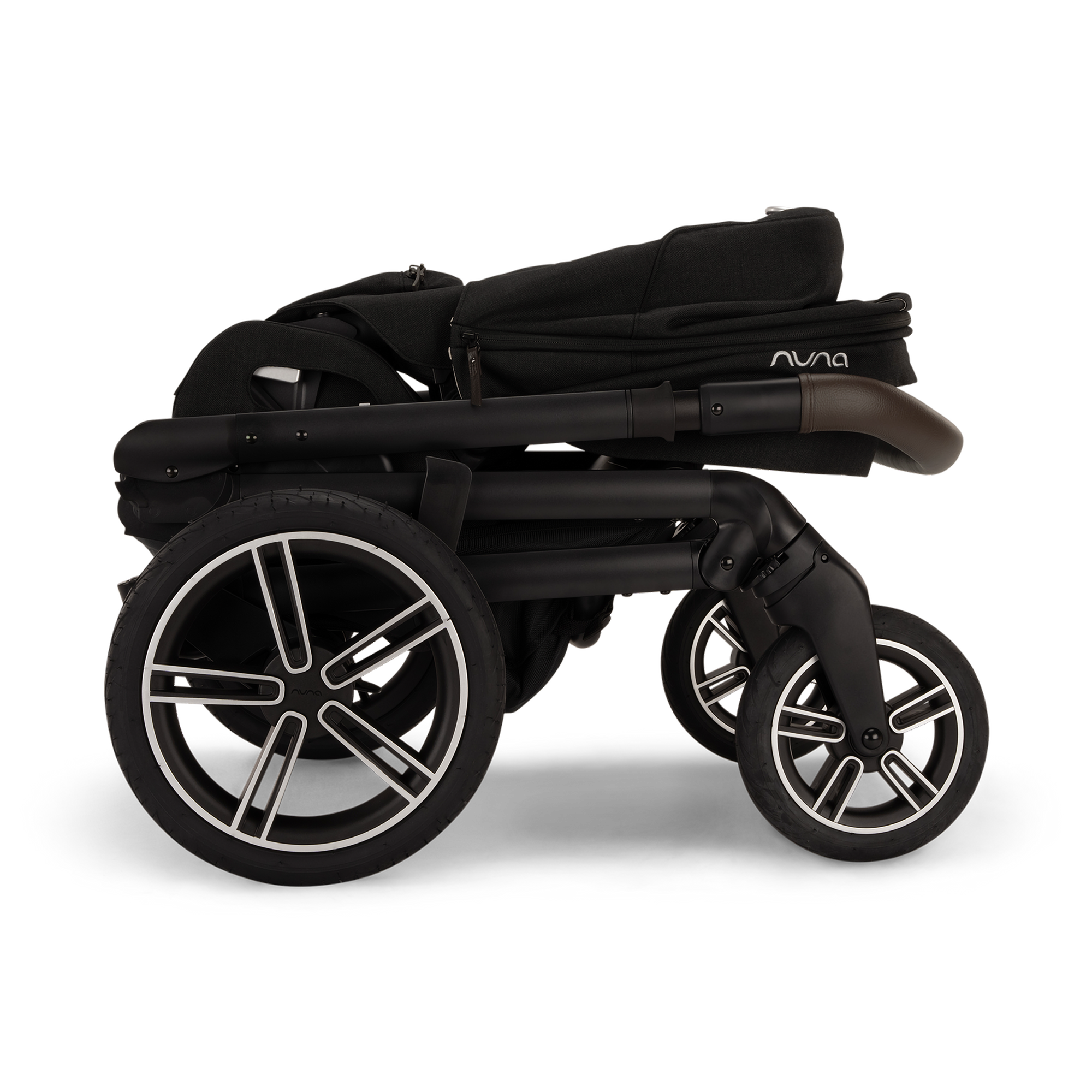 Kombi-Kinderwagen, nuna, Schwarz – Produktansicht