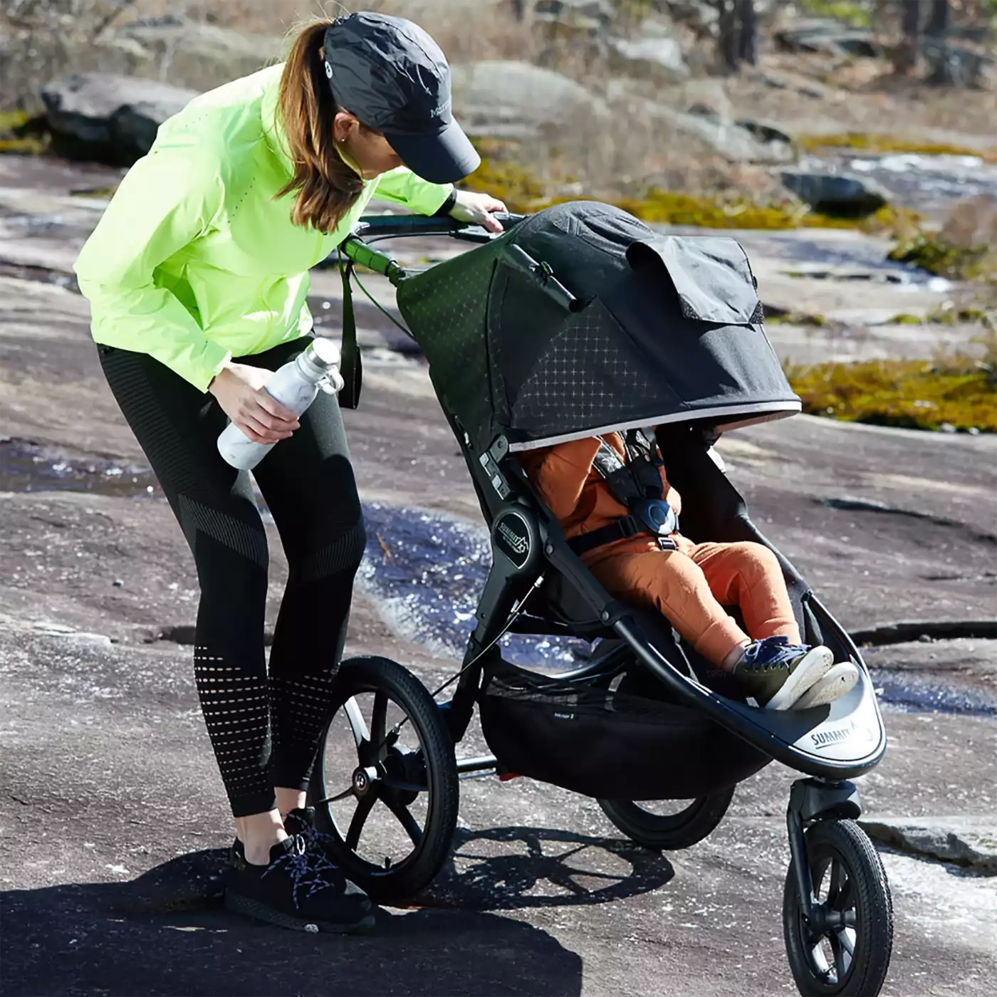 Sportwagen, baby jogger, Schwarz – Produktansicht