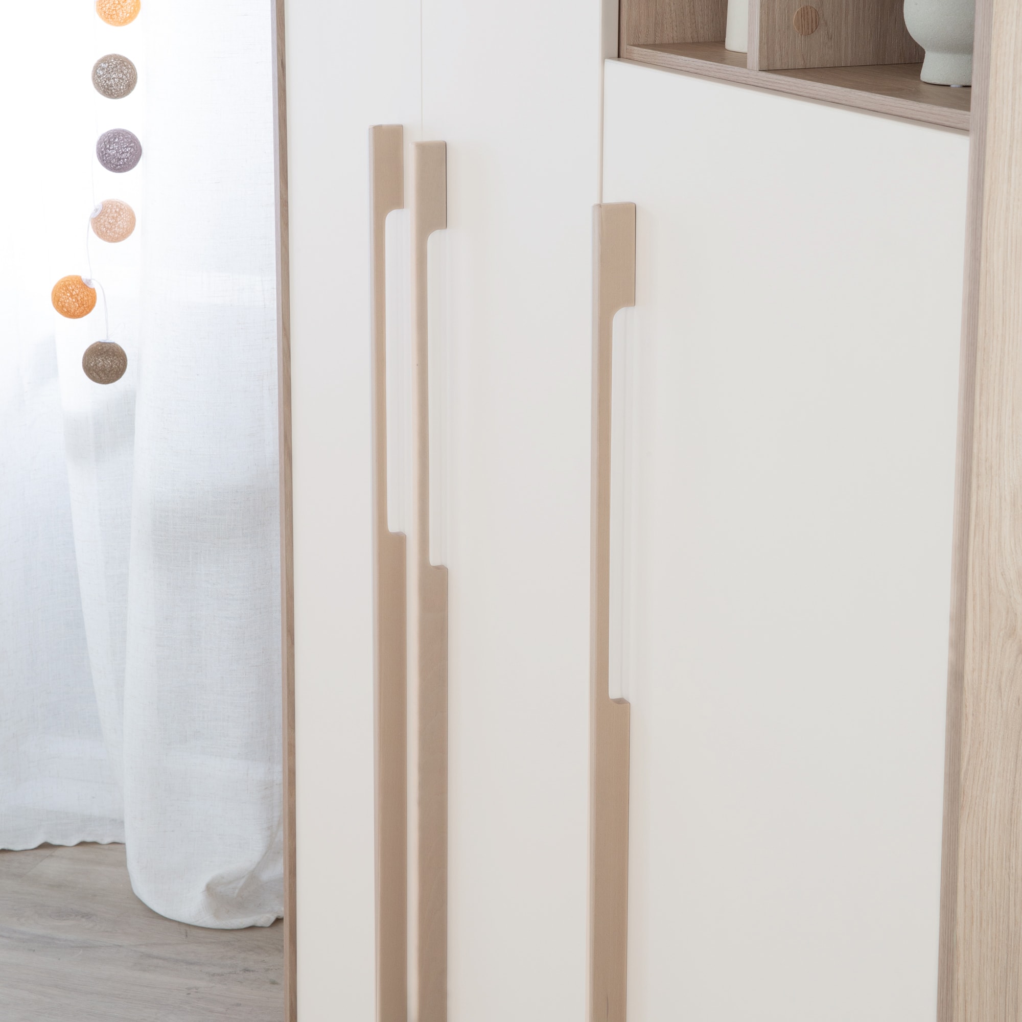 3-türige Kleiderschränke, roba, Weiß – Produktansicht
