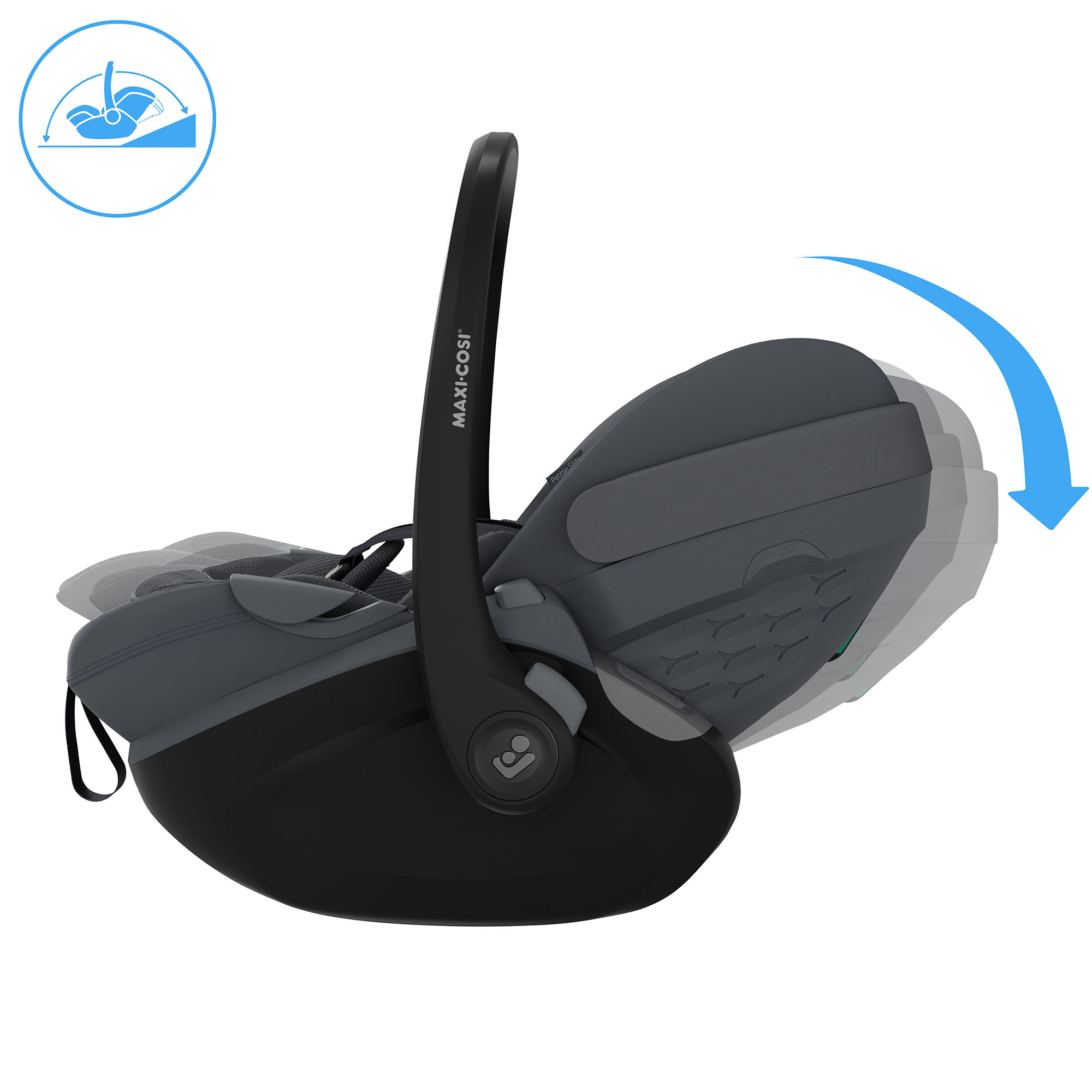 Babyschalen 0-13 kg, Gruppe 0+, MAXI-COSI Premium, Schwarz – Produktansicht