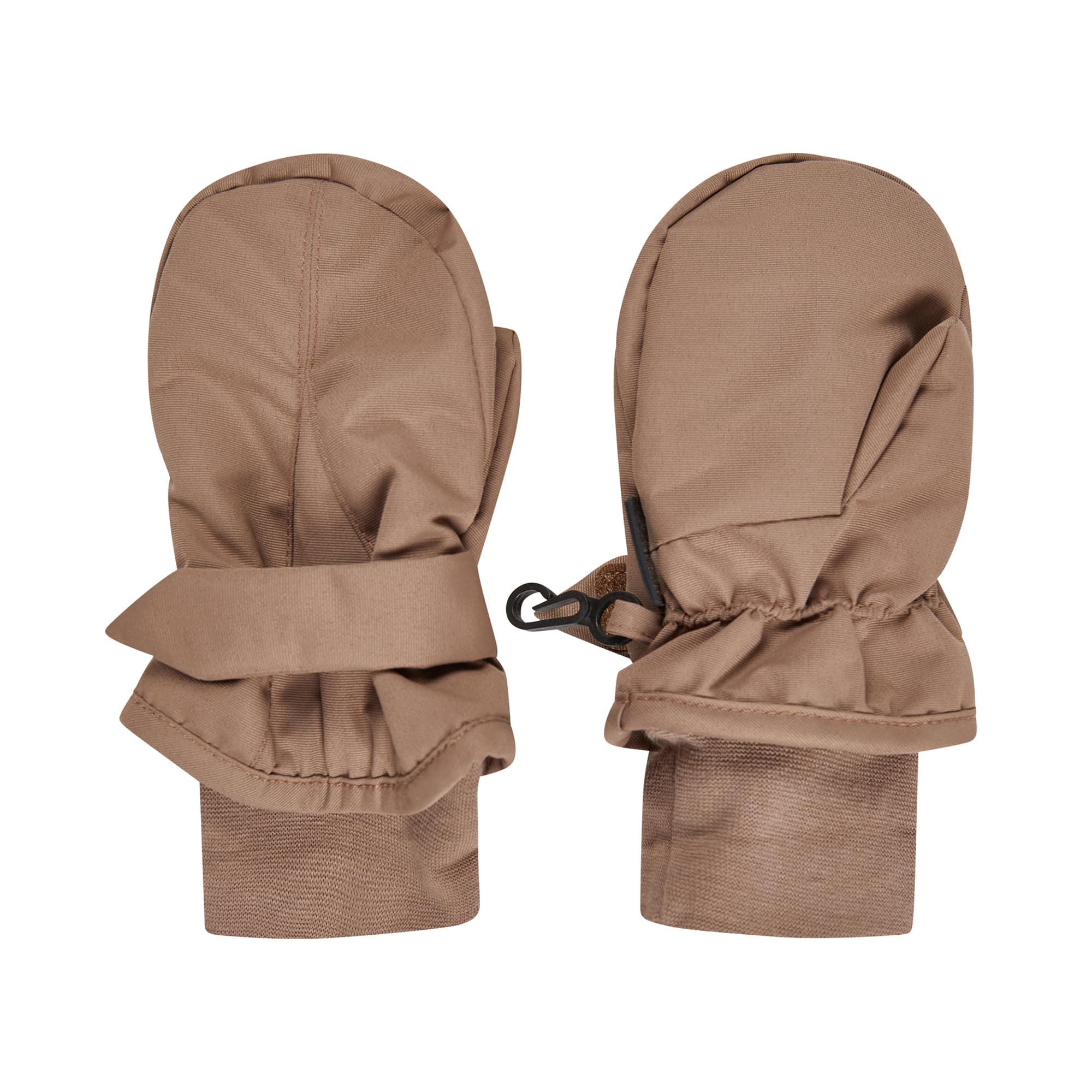 Fäustlinge, Sterntaler, Braun – Besonderheit: Oberstoff unter anderem aus Baumwolle