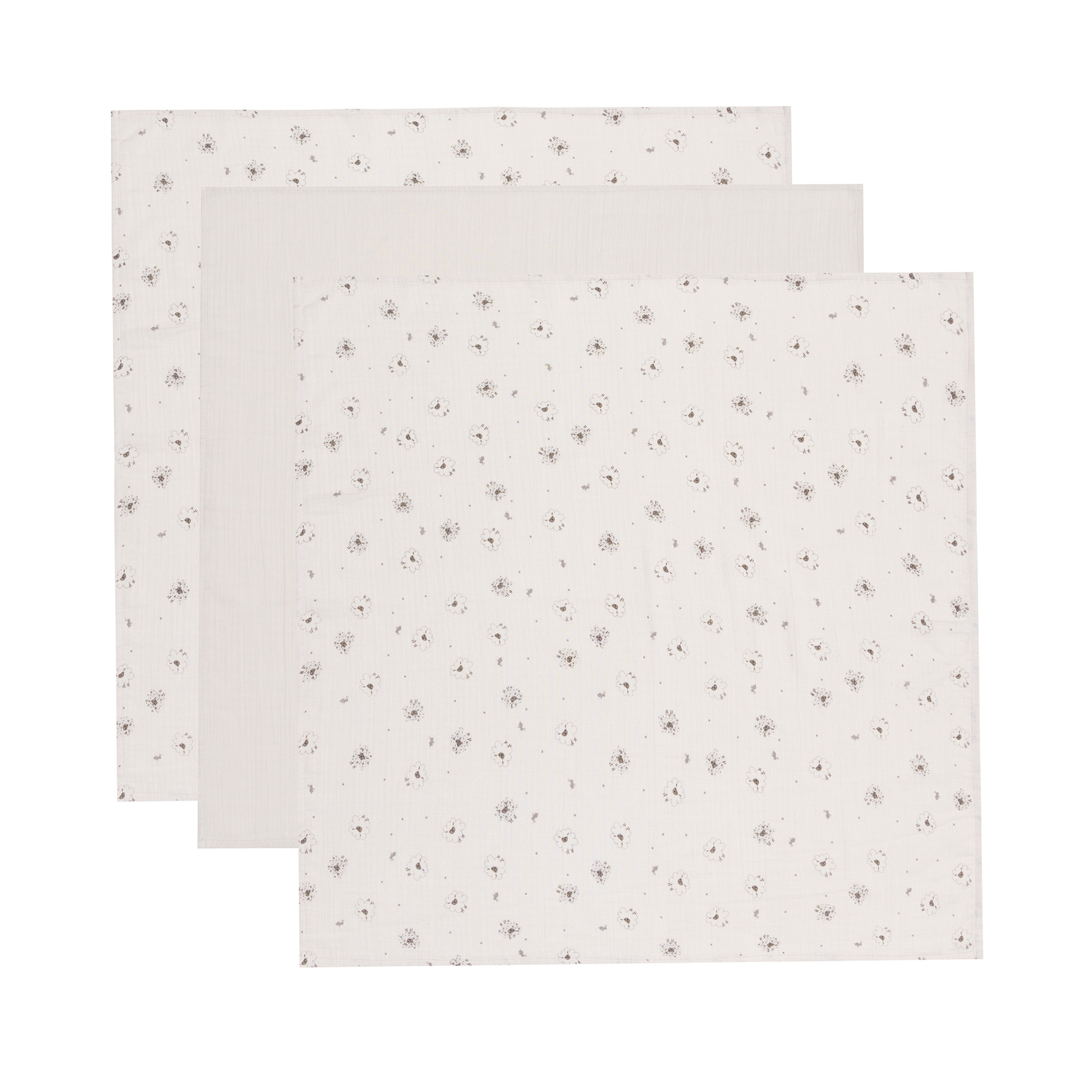 Mullwindeln, bébé-jou, Beige – Produktansicht