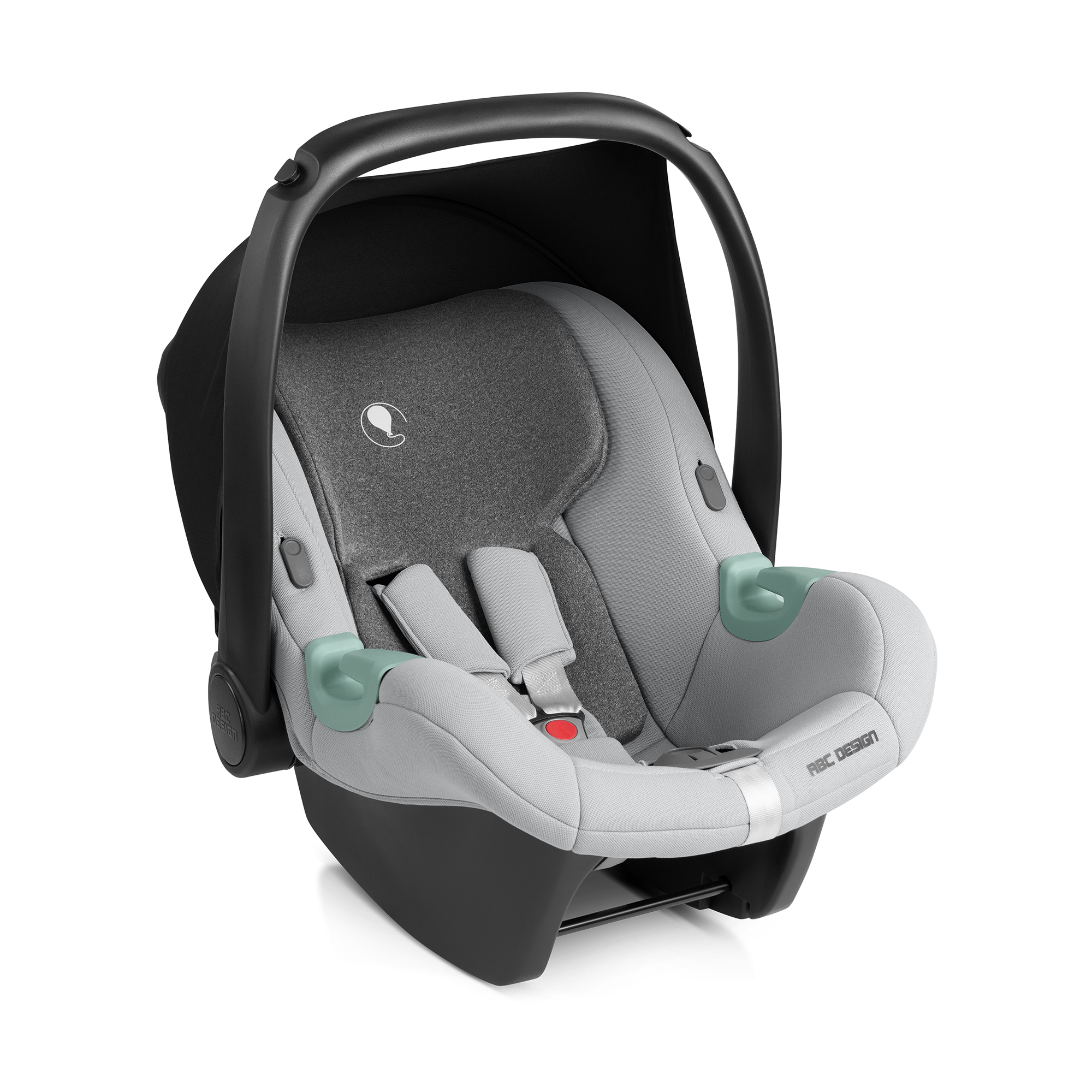 Babyschalen 0-13 kg, Gruppe 0+, ABC DESIGN, Grau – Produktansicht