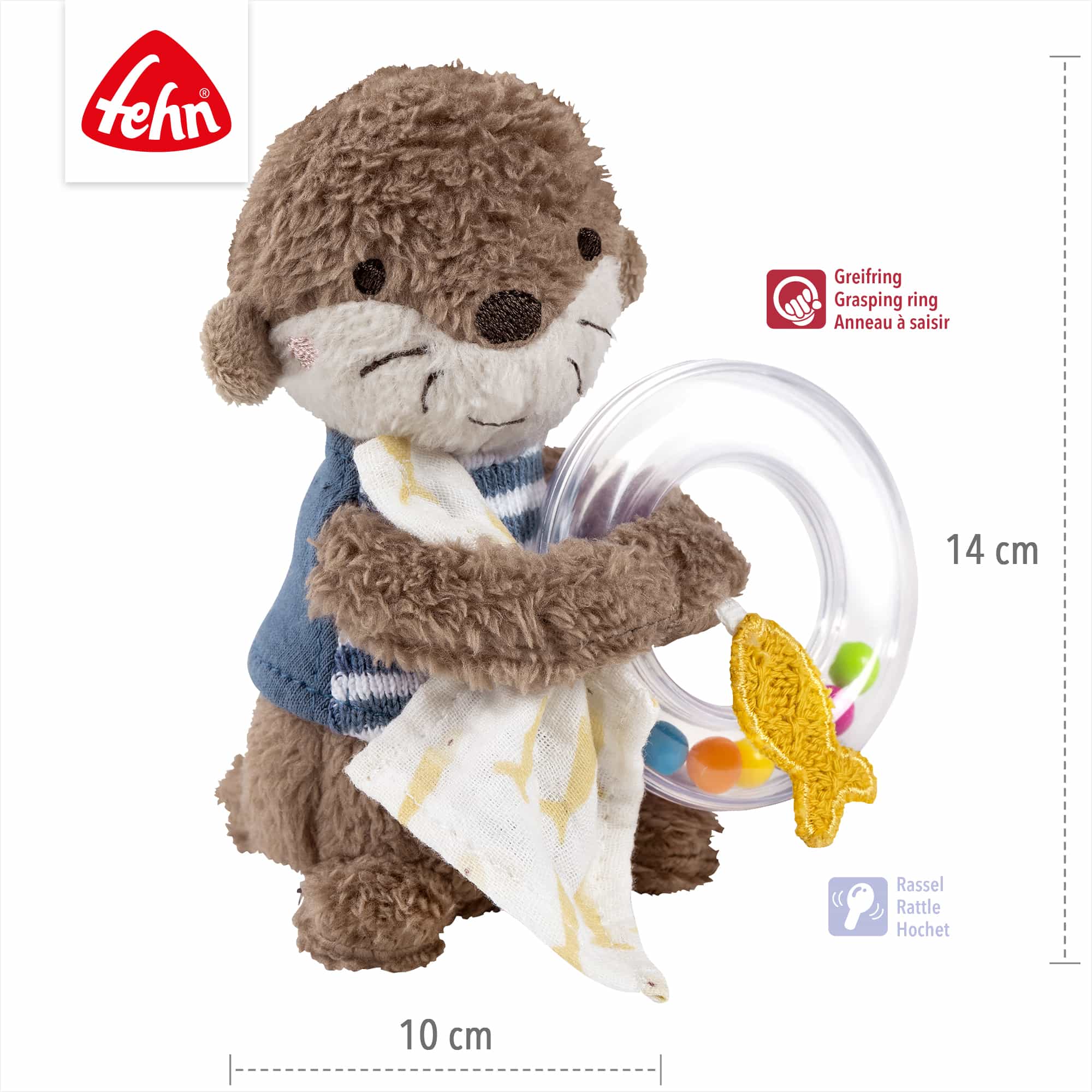 Rasseln & Greiflinge, fehn, Braun – Produktansicht