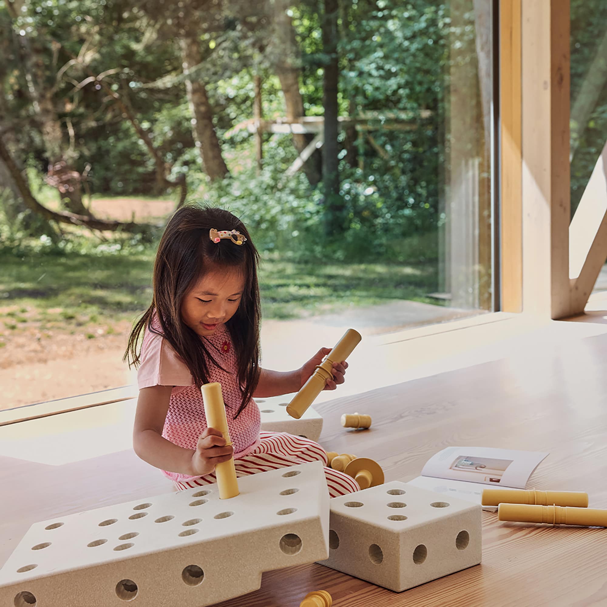 Schaumstoff Bausteine, MODU, Beige – Produktansicht