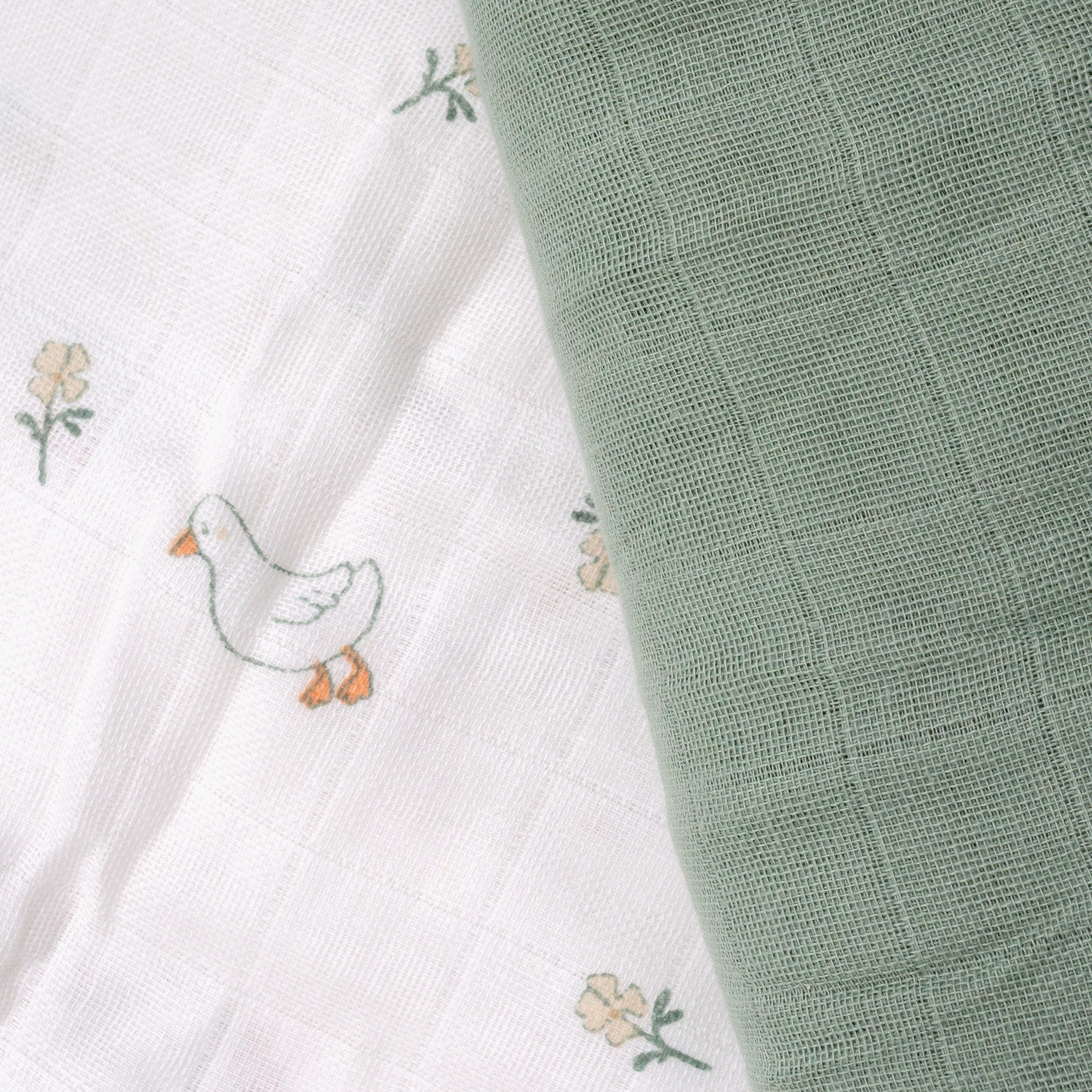 Pucktücher, LITTLE ONE, Grün – Produktansicht