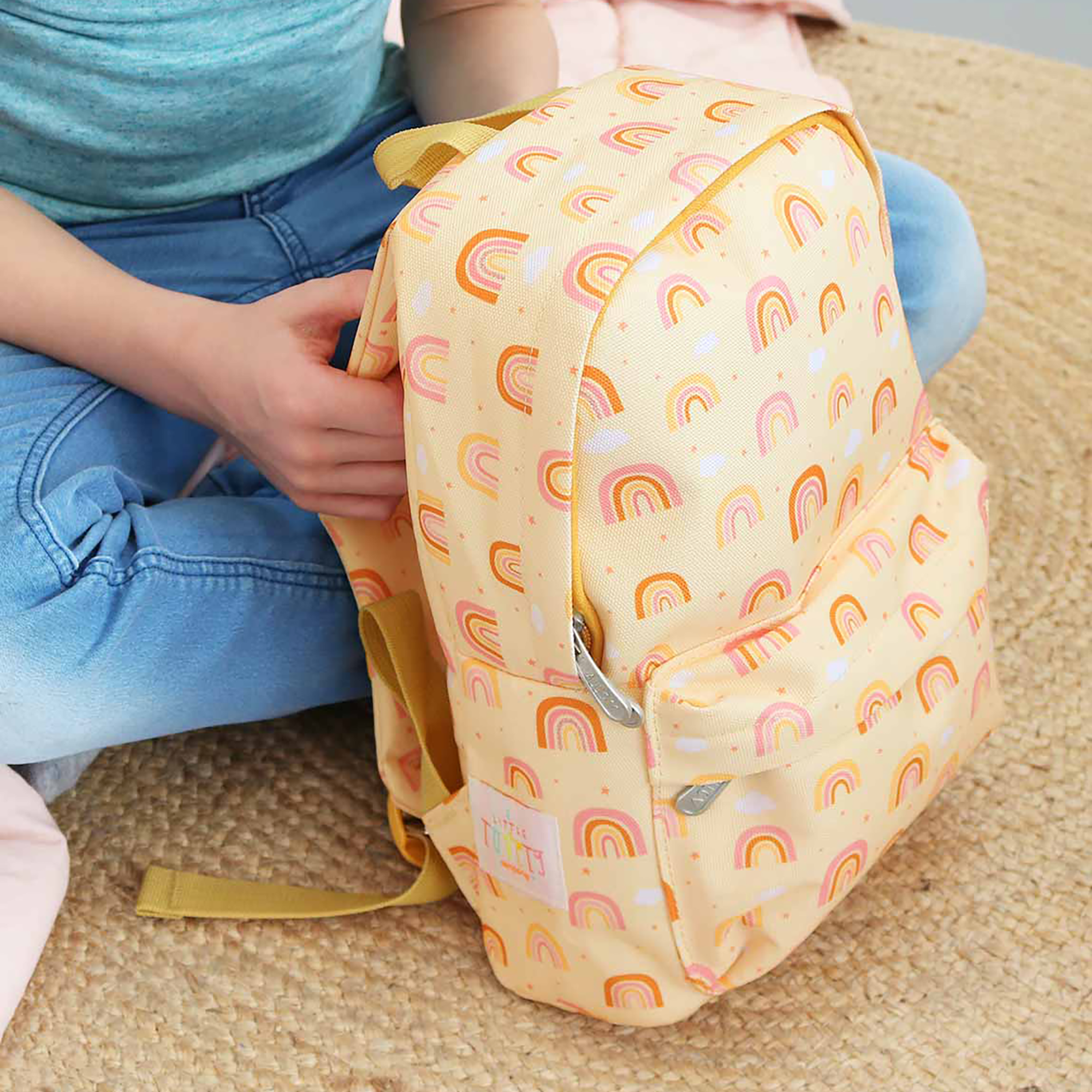 Kinderrucksäcke, Lovely Company, Gelb – Besonderheit: verstellbare Gurte