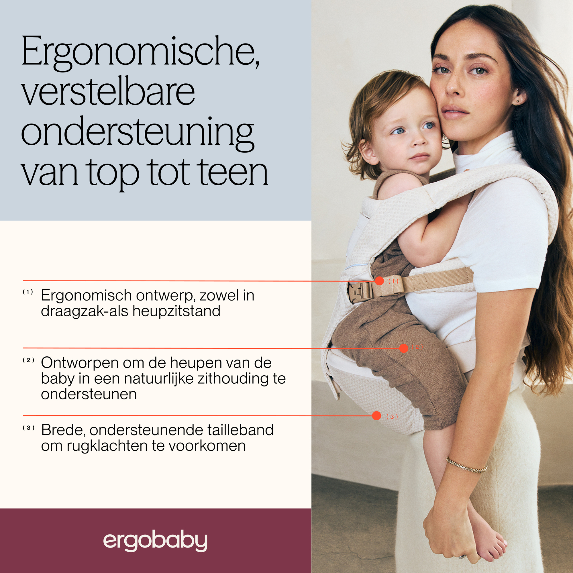 Hüfttragen, ERGObaby, Pink – Produktansicht