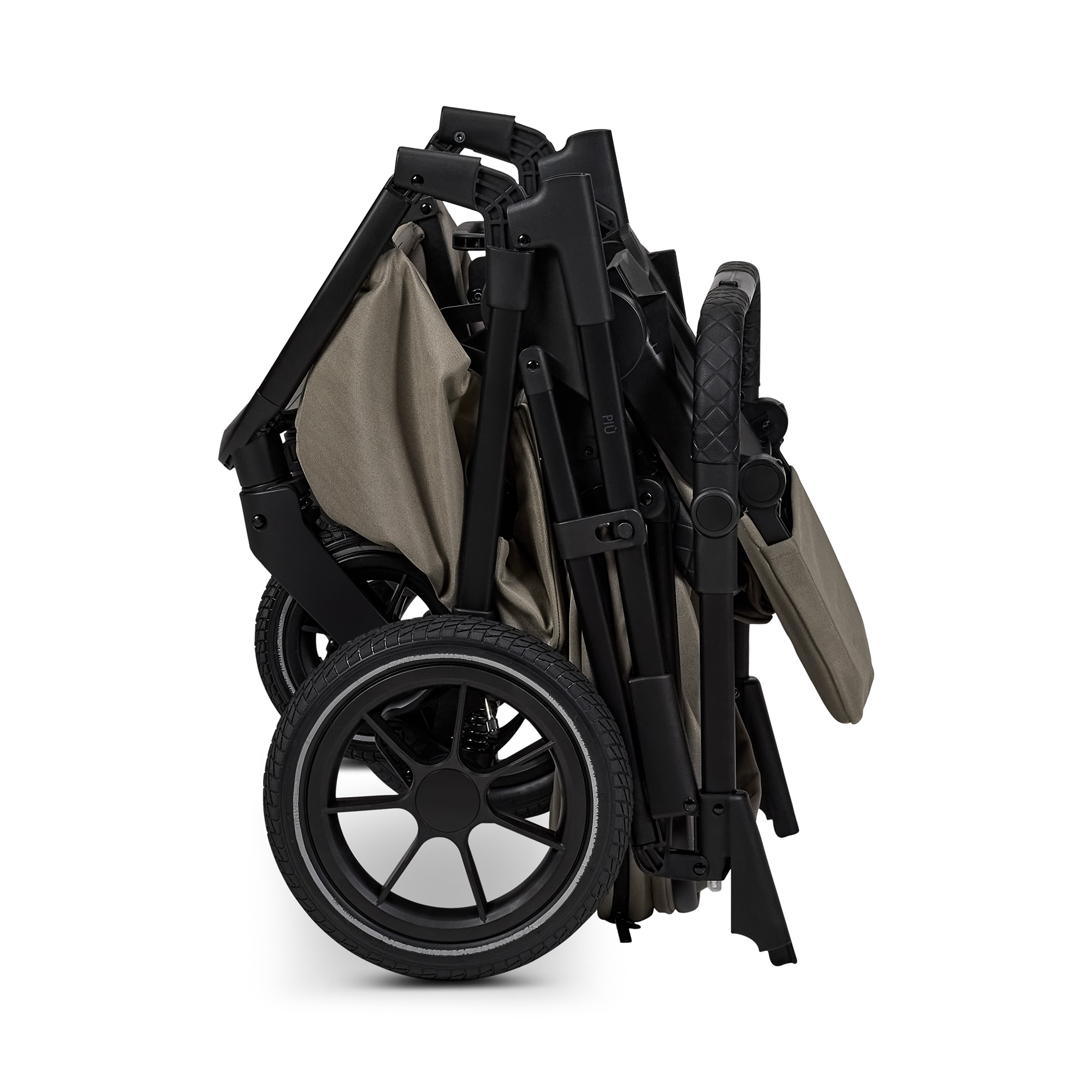 Kombi-Kinderwagen, MOON, Beige – Produktansicht