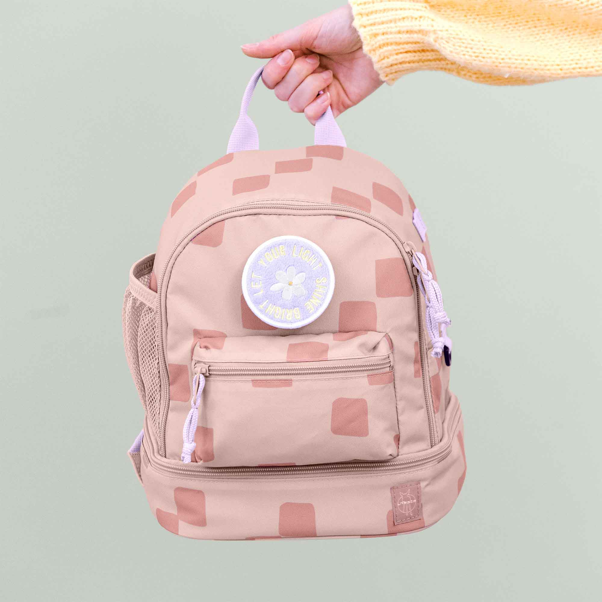 Kinderrucksäcke, LÄSSIG, Pink – Produktansicht