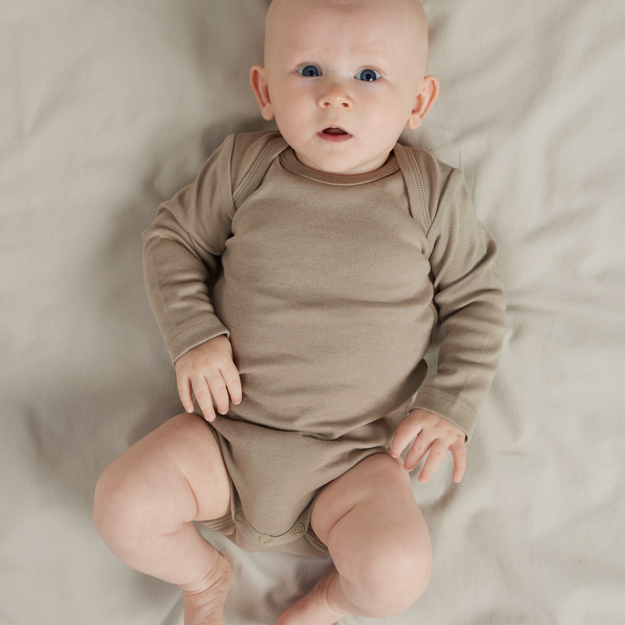 Langarmbodys, name it, Beige – Produktansicht
