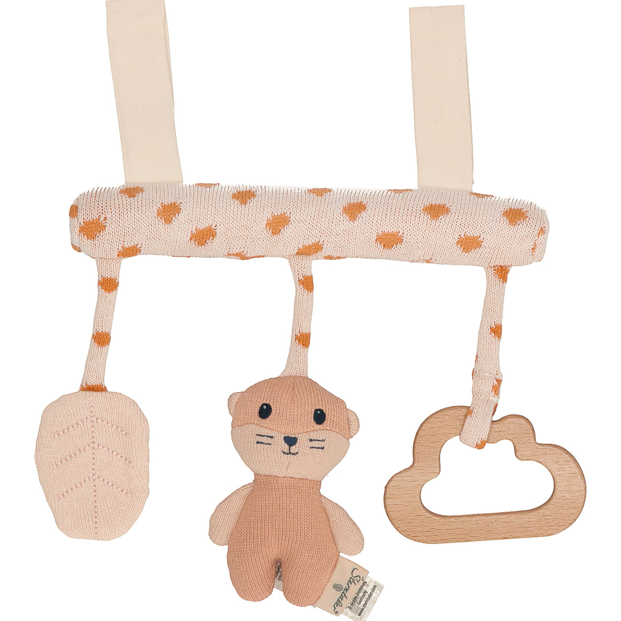 Kinderwagenketten, Sterntaler, Weiß – Produktansicht