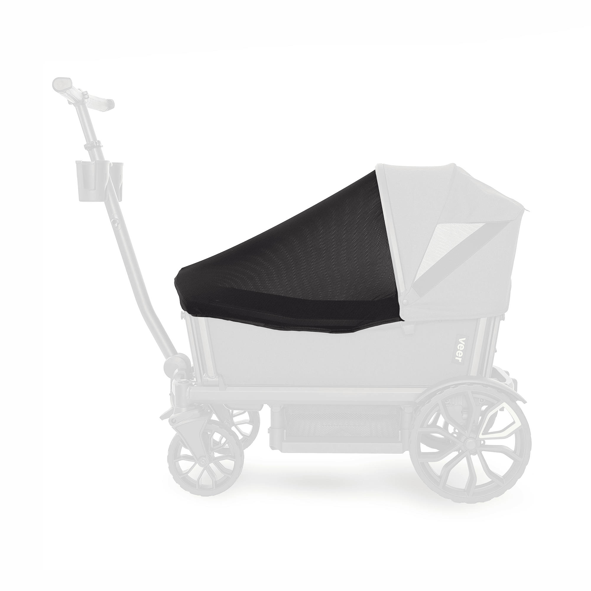 Bollerwagen, VEER, Schwarz – Produktansicht
