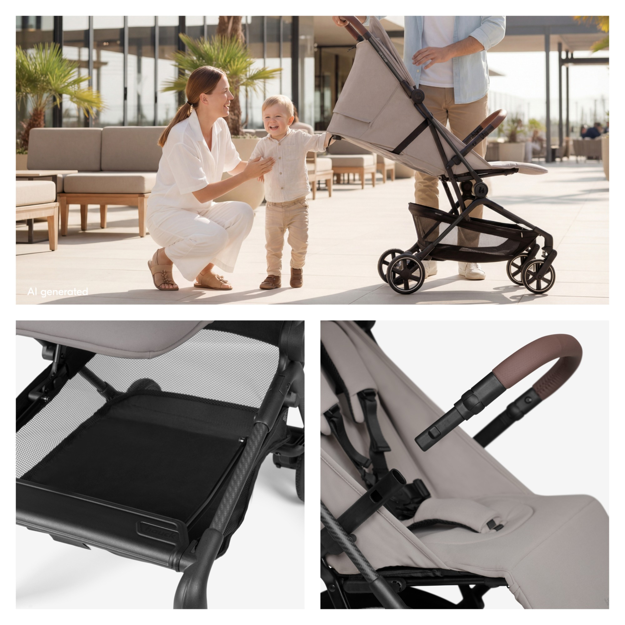 Reisebuggys, hauck, Beige – Produktansicht