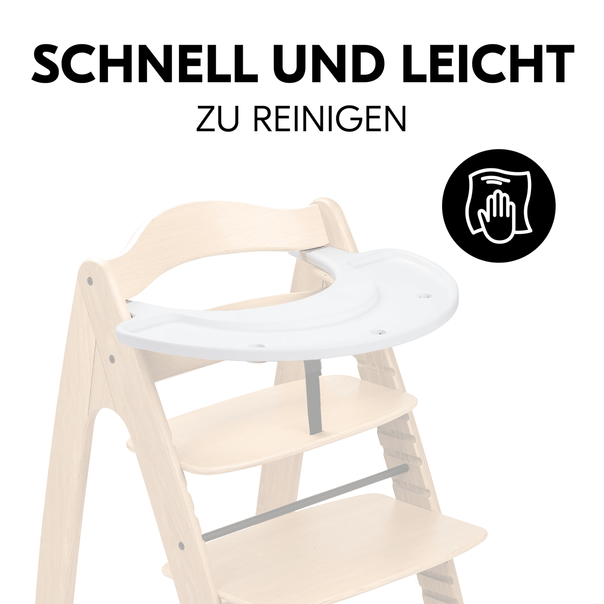 Hochstuhl Zubehör, hauck, Weiß – Produktansicht