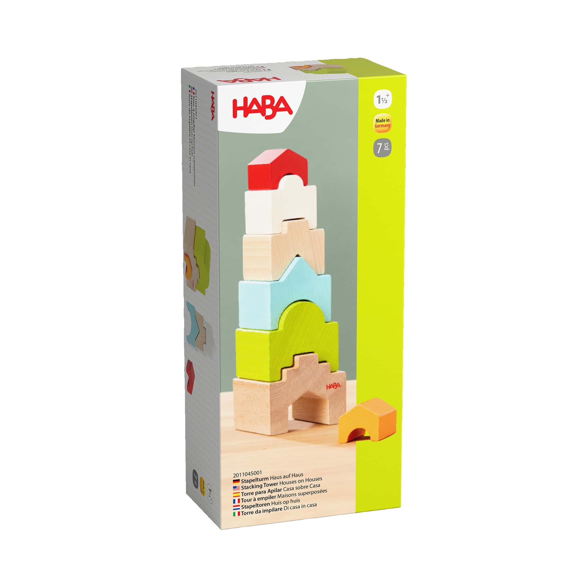 Stapeltürme, HABA, Braun – Produktansicht