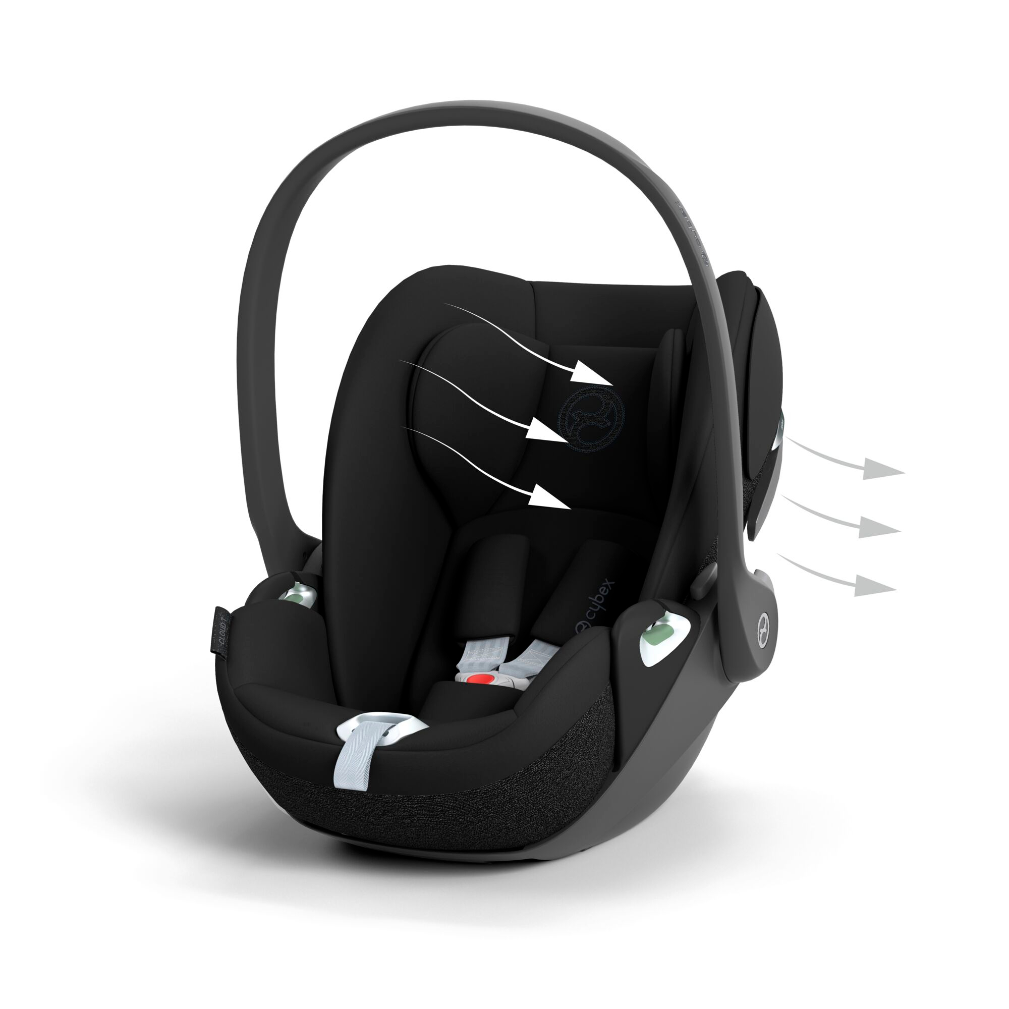 Babyschalen 0-13 kg, Gruppe 0+, cybex PLATINUM, Schwarz – Produktansicht