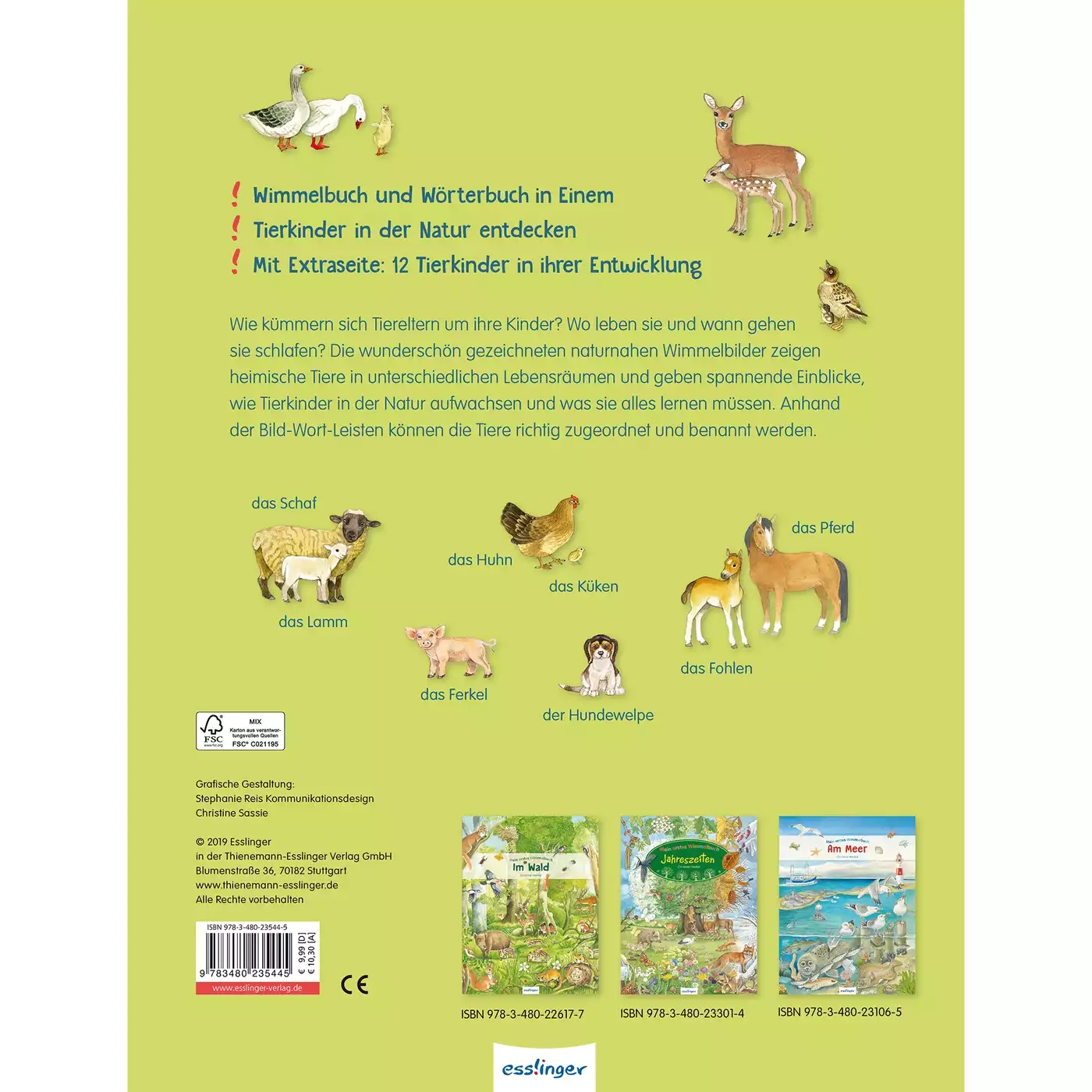 Kinderbücher, ess!inger, Grün – Produktansicht