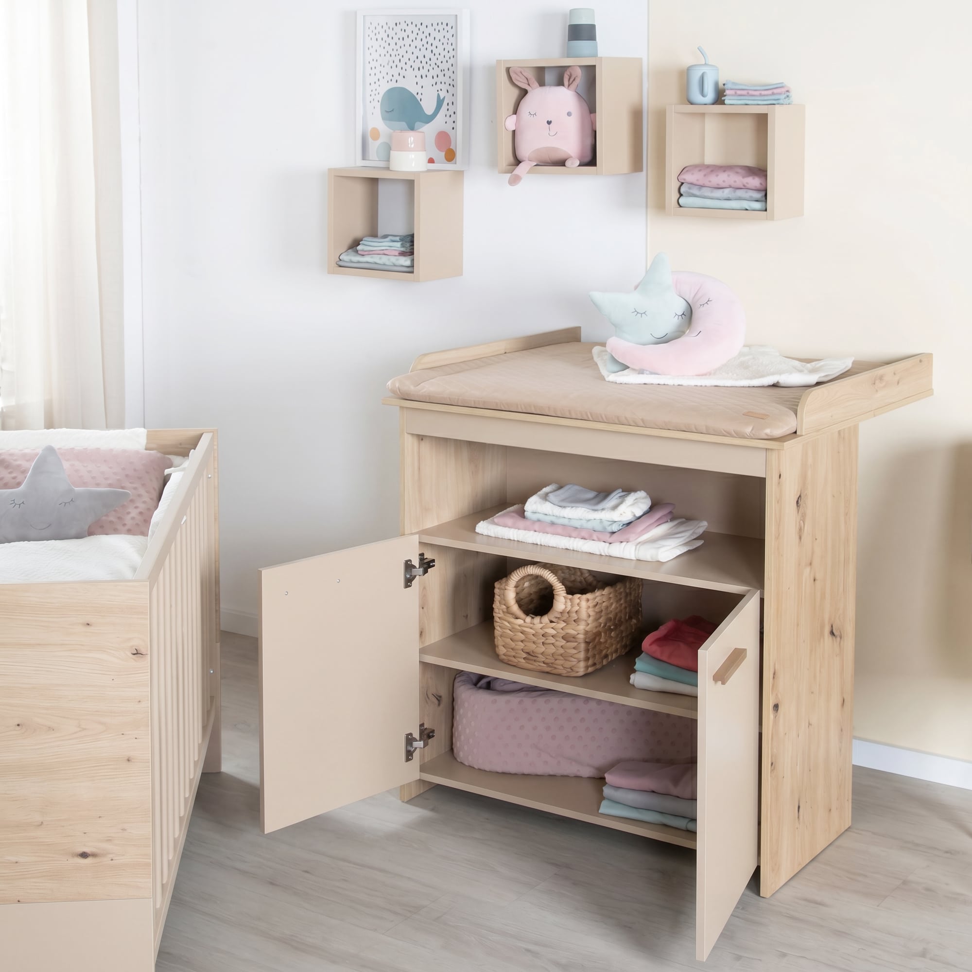 Wickelkommoden, roba, Beige – Produktansicht
