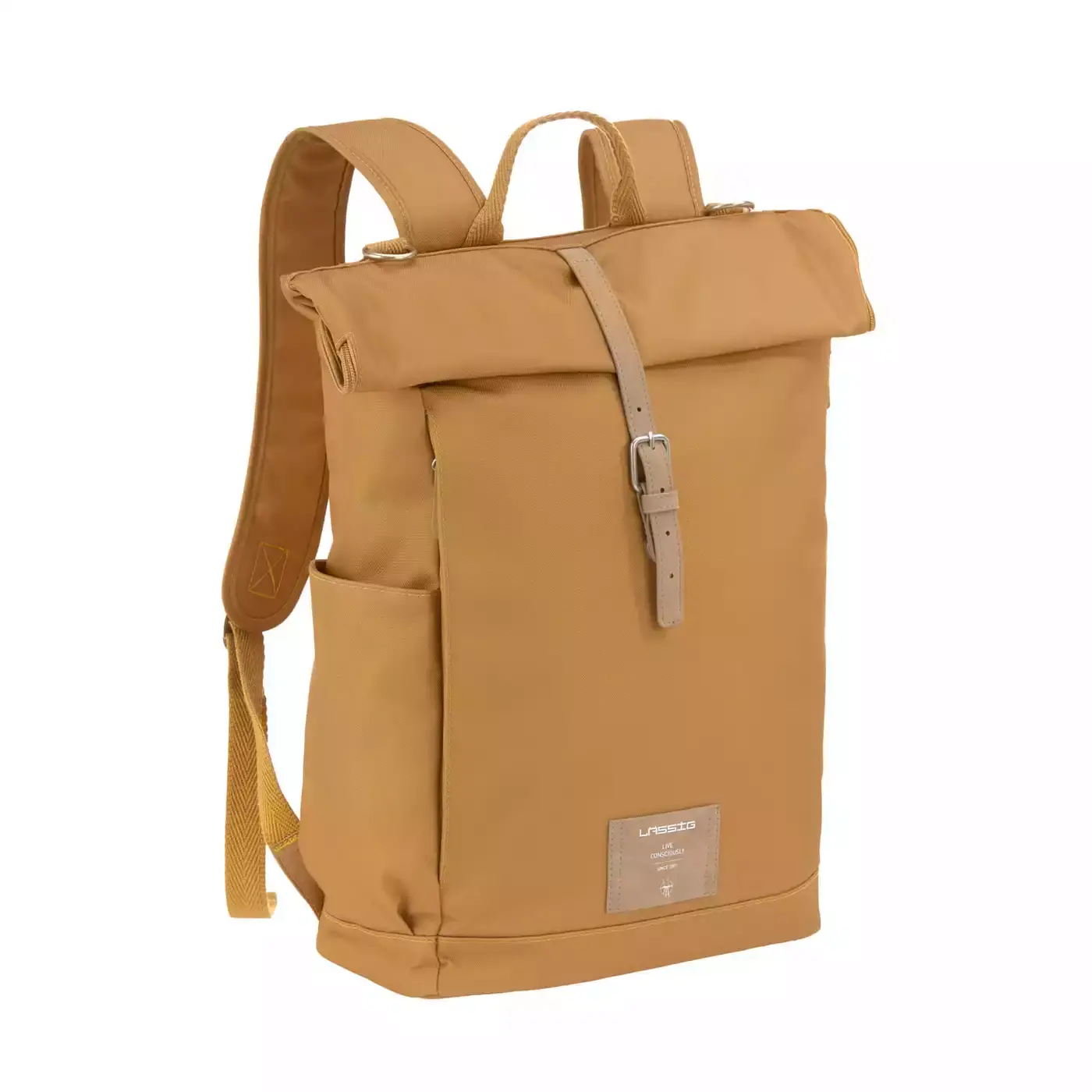 Rolltop Backpack Green Label LÄSSIG Gelb 2000579508202 1