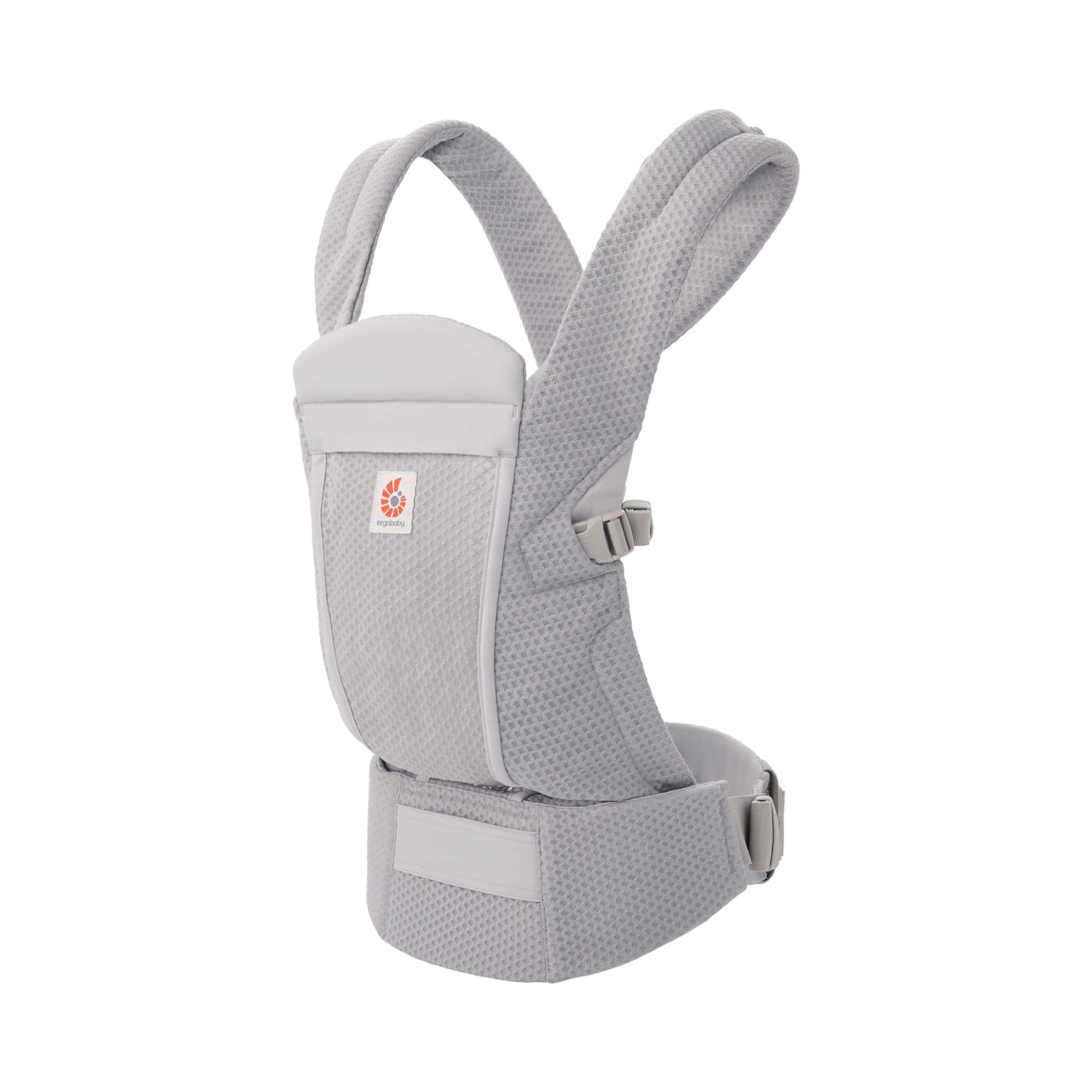 Babytragen, ERGObaby, Grau – Besonderheit: patentierter, verstellbarer Schalensitz und anpassbares Rückenpanel