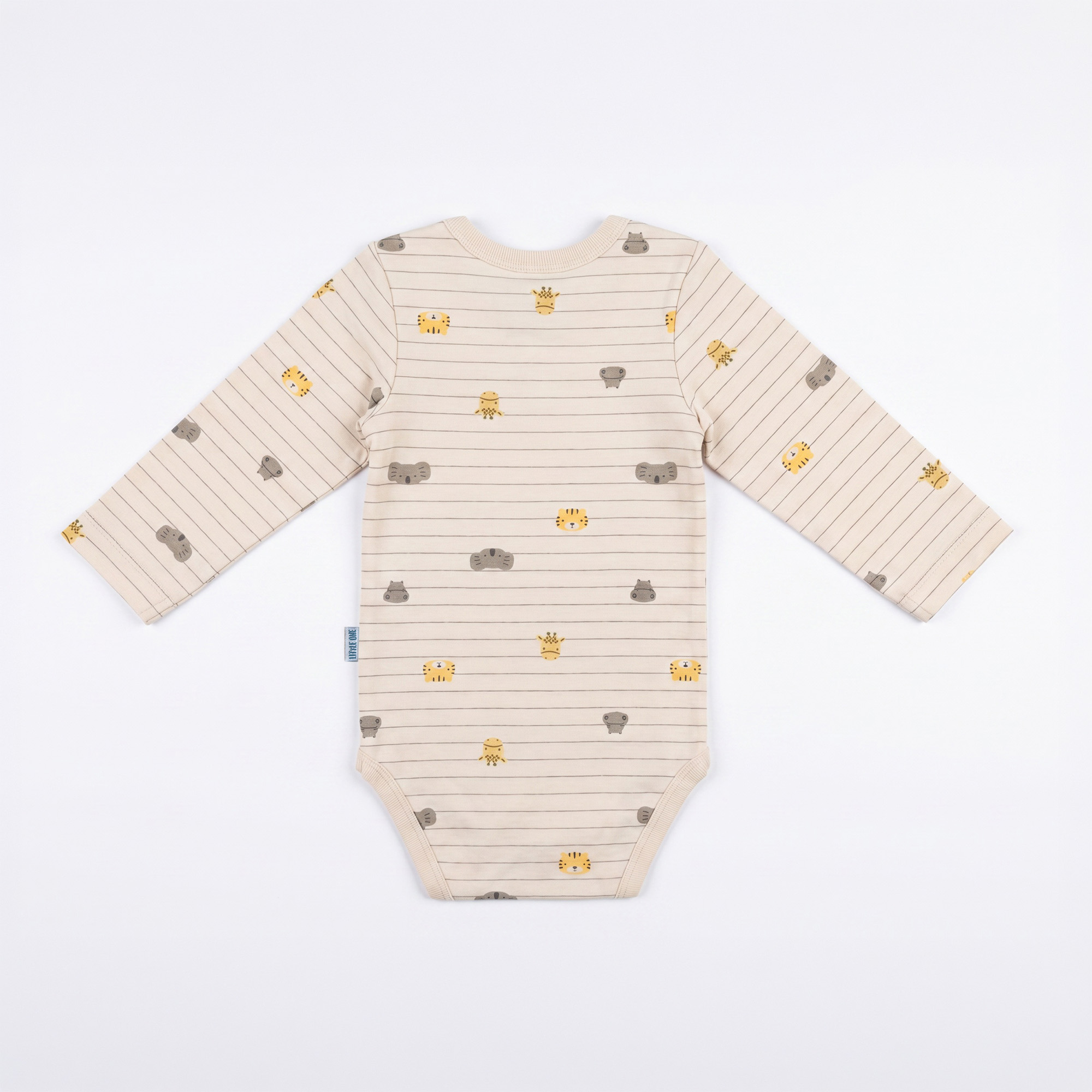 Langarmbodys, LITTLE ONE, Beige – Besonderheit: angenehmer Single-Jersey