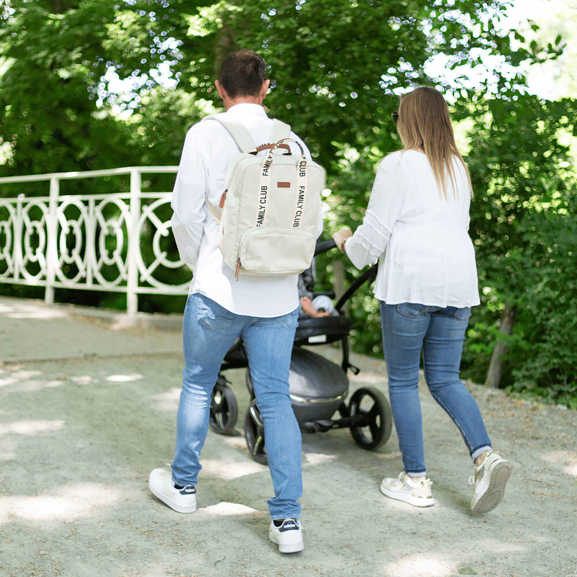 Wickelrucksäcke, CHILDHOME, Weiß – Produktansicht