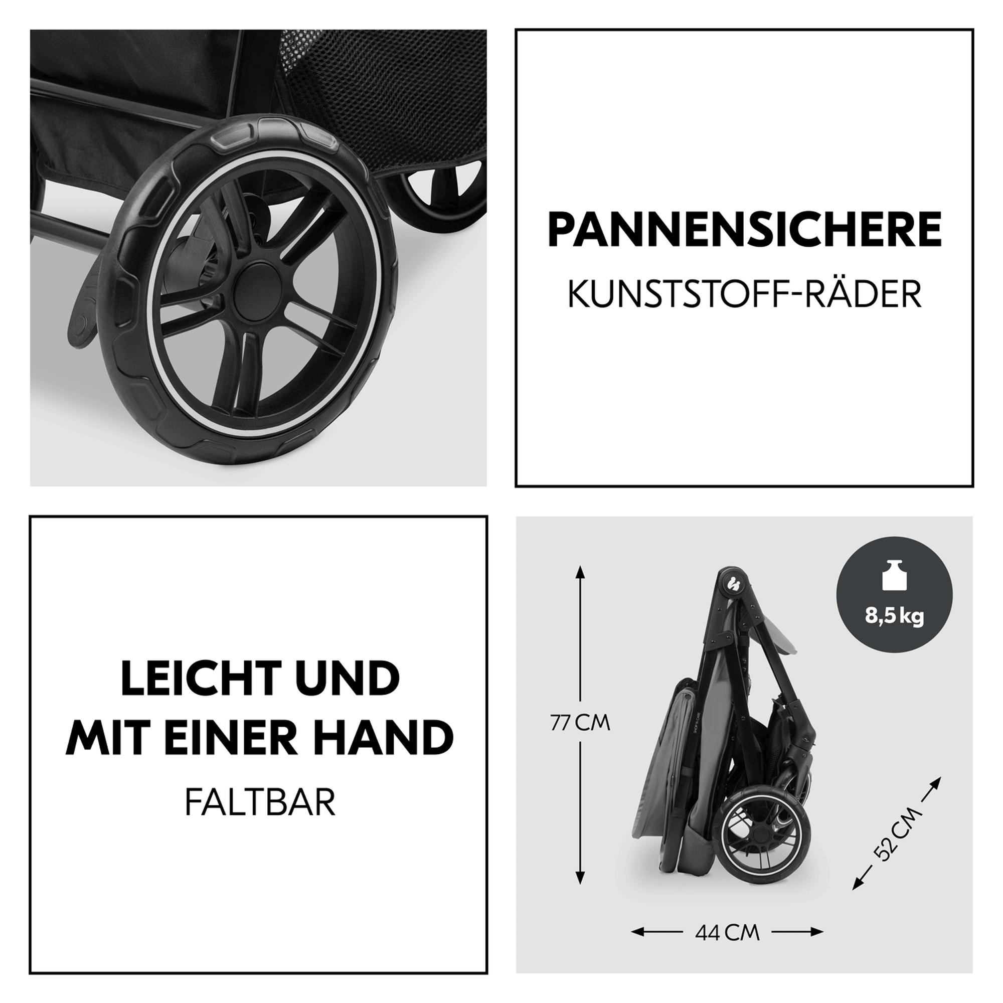 Buggys, hauck, Grau – Produktansicht