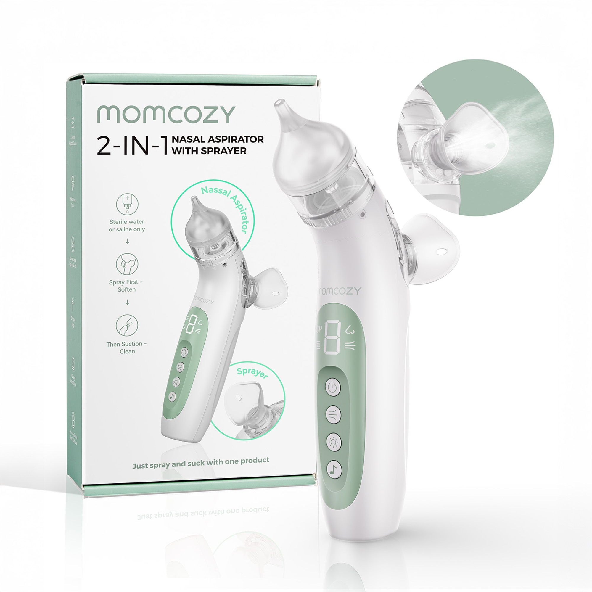 Nasensauger, momcozy, Transparent – Produktansicht