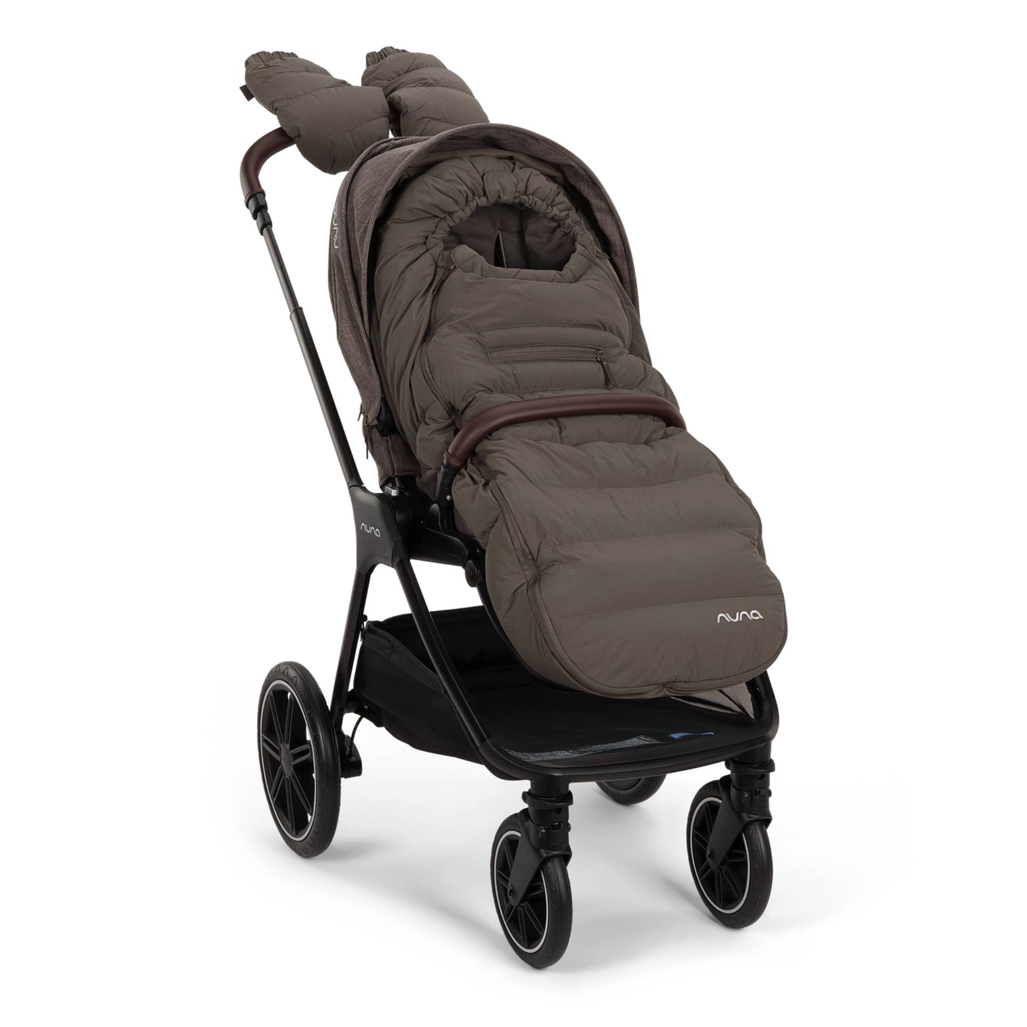 Kombi-Kinderwagen, nuna, Braun – Produktansicht