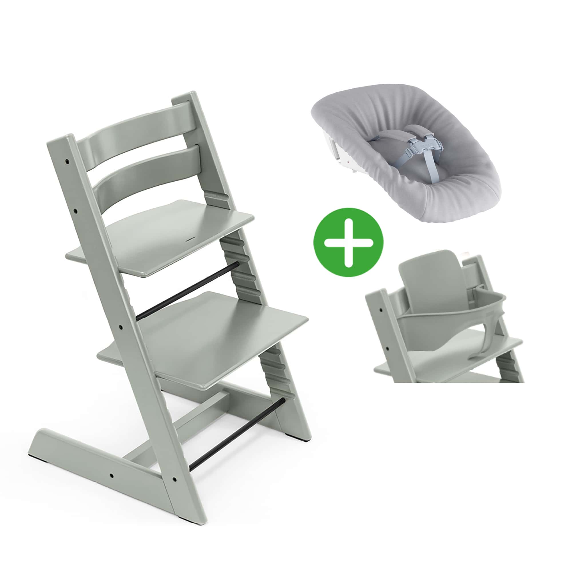 Treppenhochstühle, STOKKE, Grün – Produktansicht