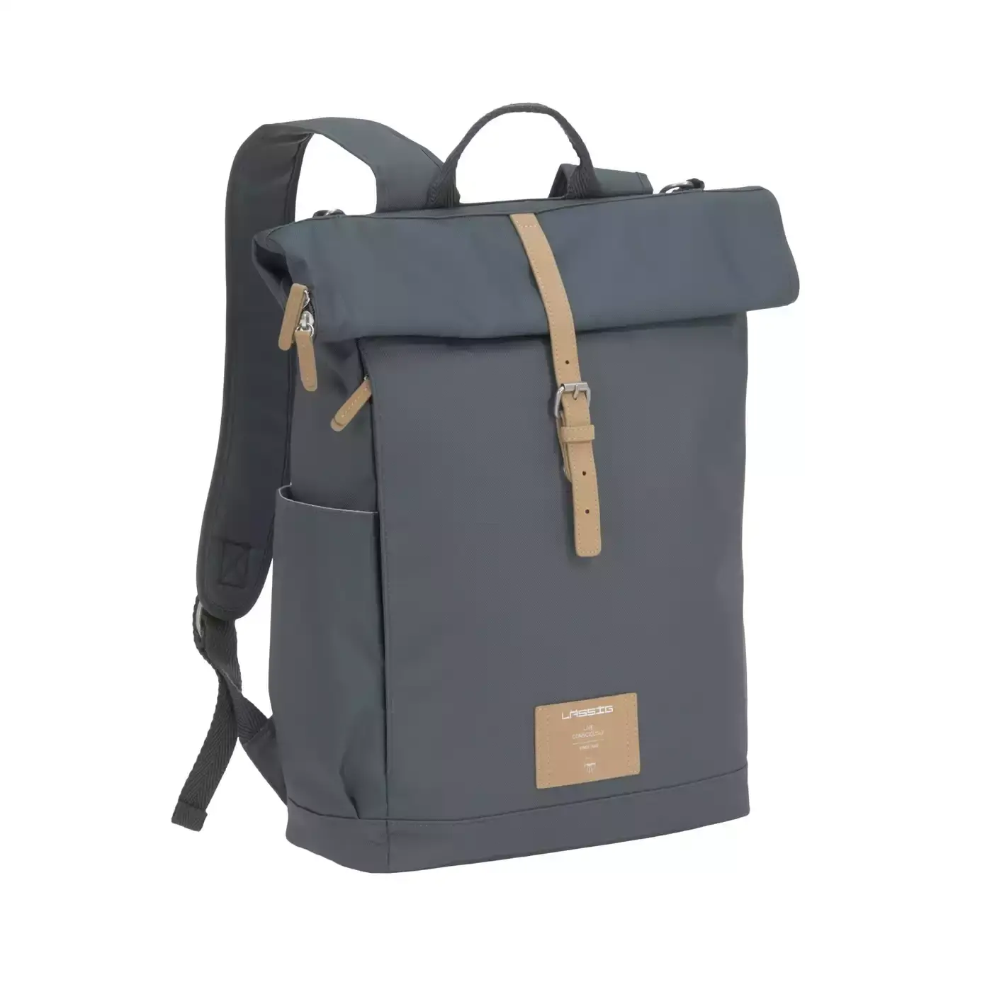 Rolltop Backpack Green Label LÄSSIG Grau 2000577816309 1