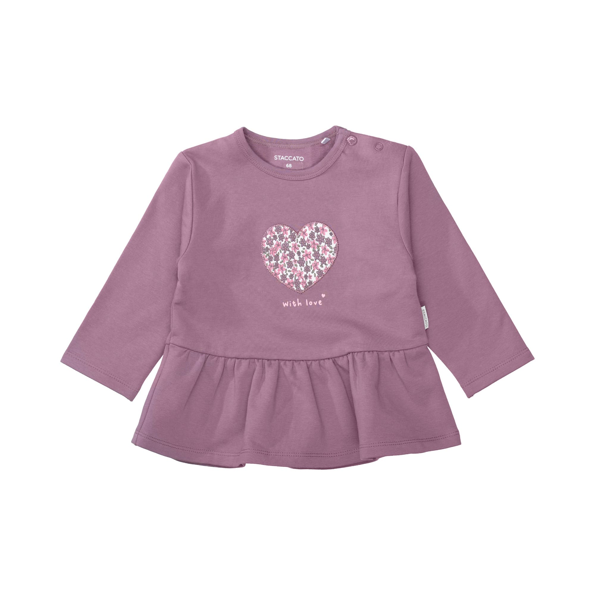 Langarmshirts, STACCATO, Lila – Produktansicht