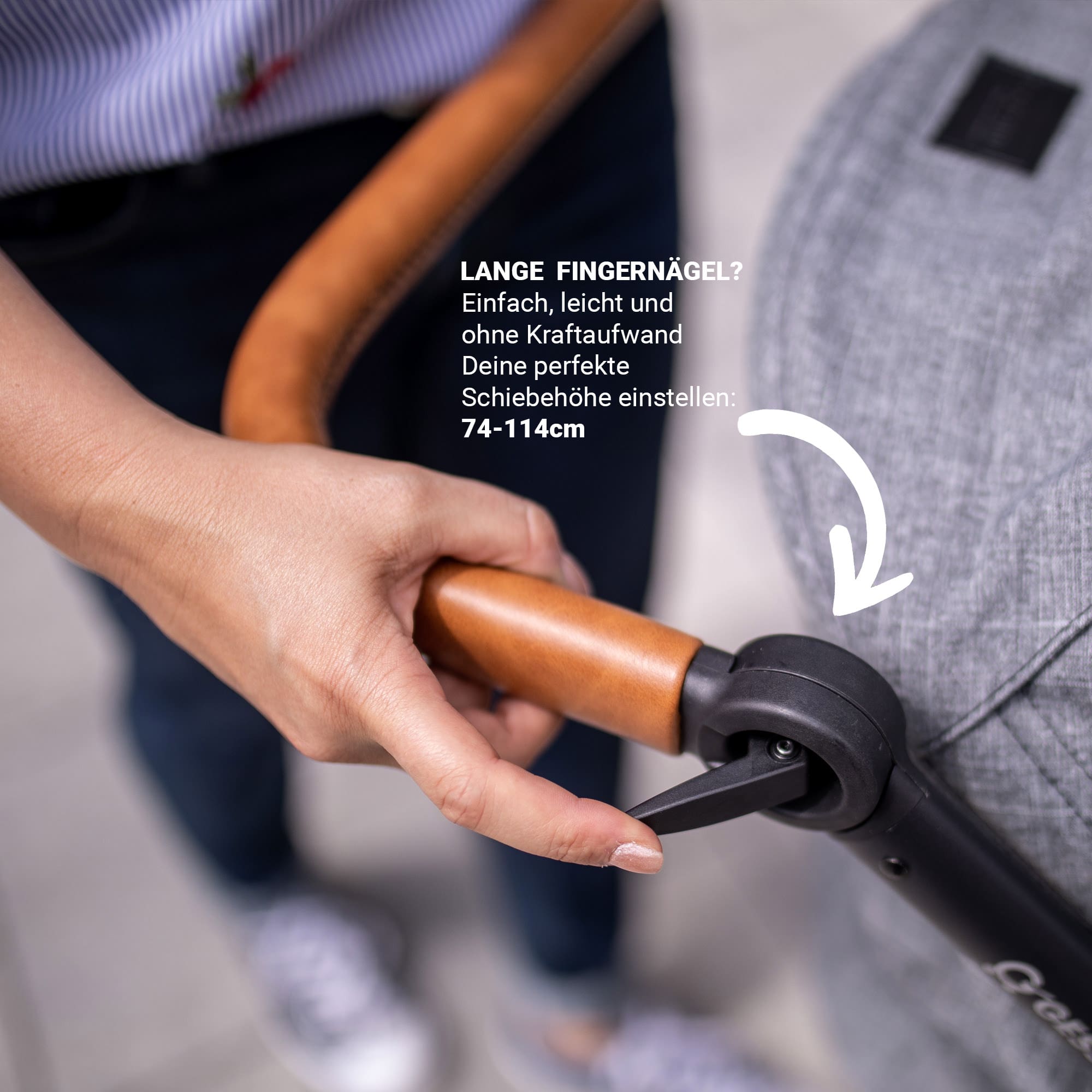Kombi-Kinderwagen, GESSLEIN, Grün – Produktansicht