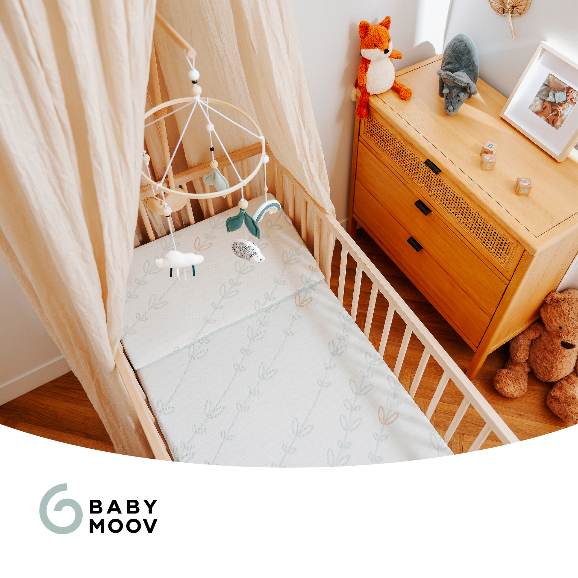 Keilkissen, babymoov, Weiß – Produktansicht