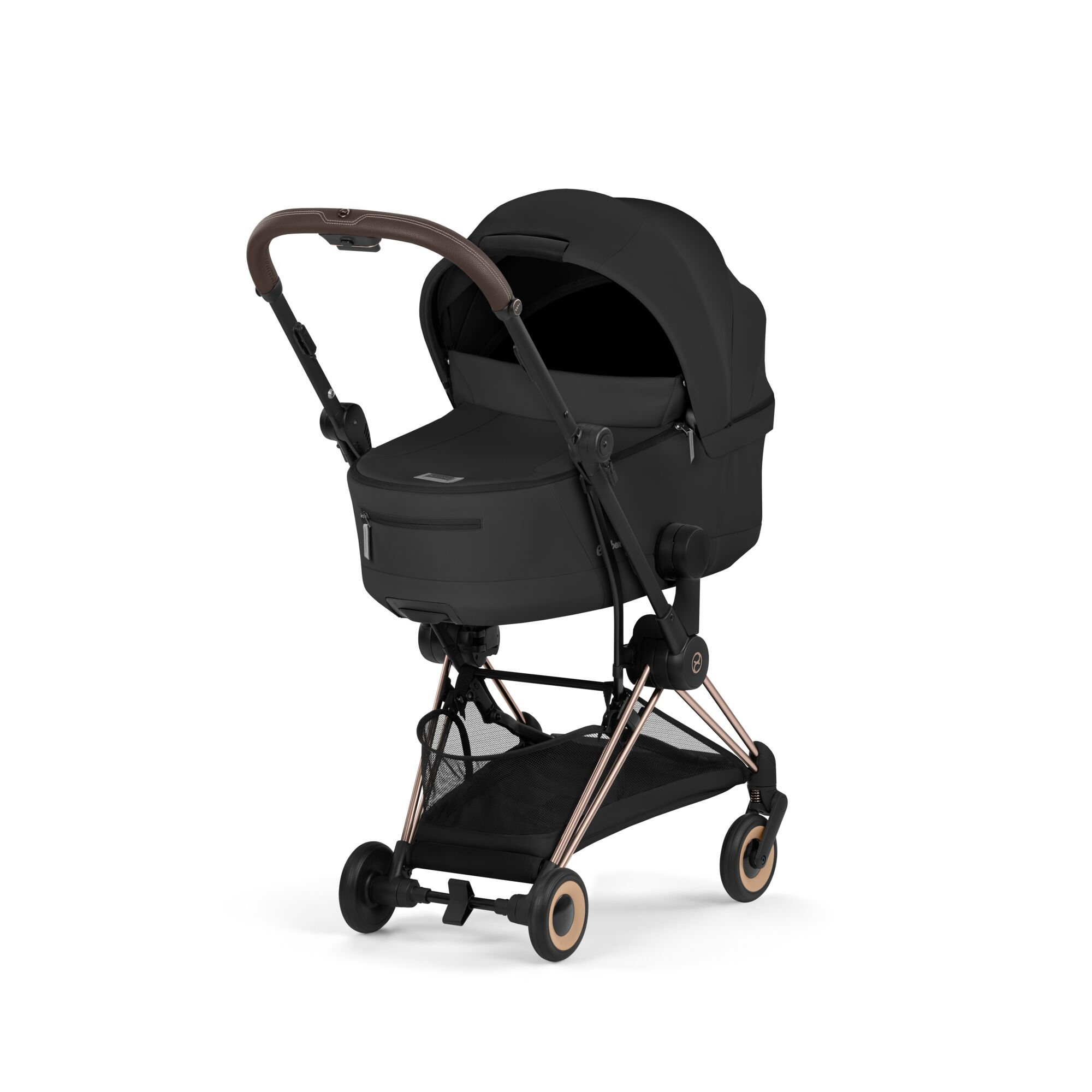Kombi-Kinderwagen, cybex PLATINUM, Schwarz – Besonderheit: handgepäckkompatibel