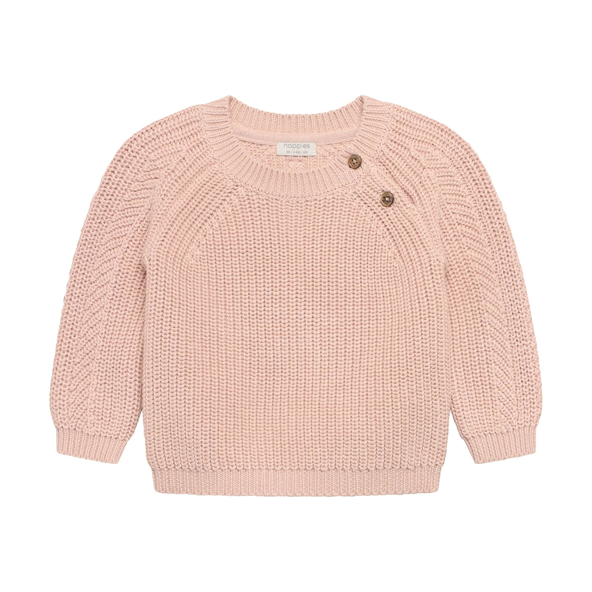 Strickpullover, noppies, Pink – Produktansicht