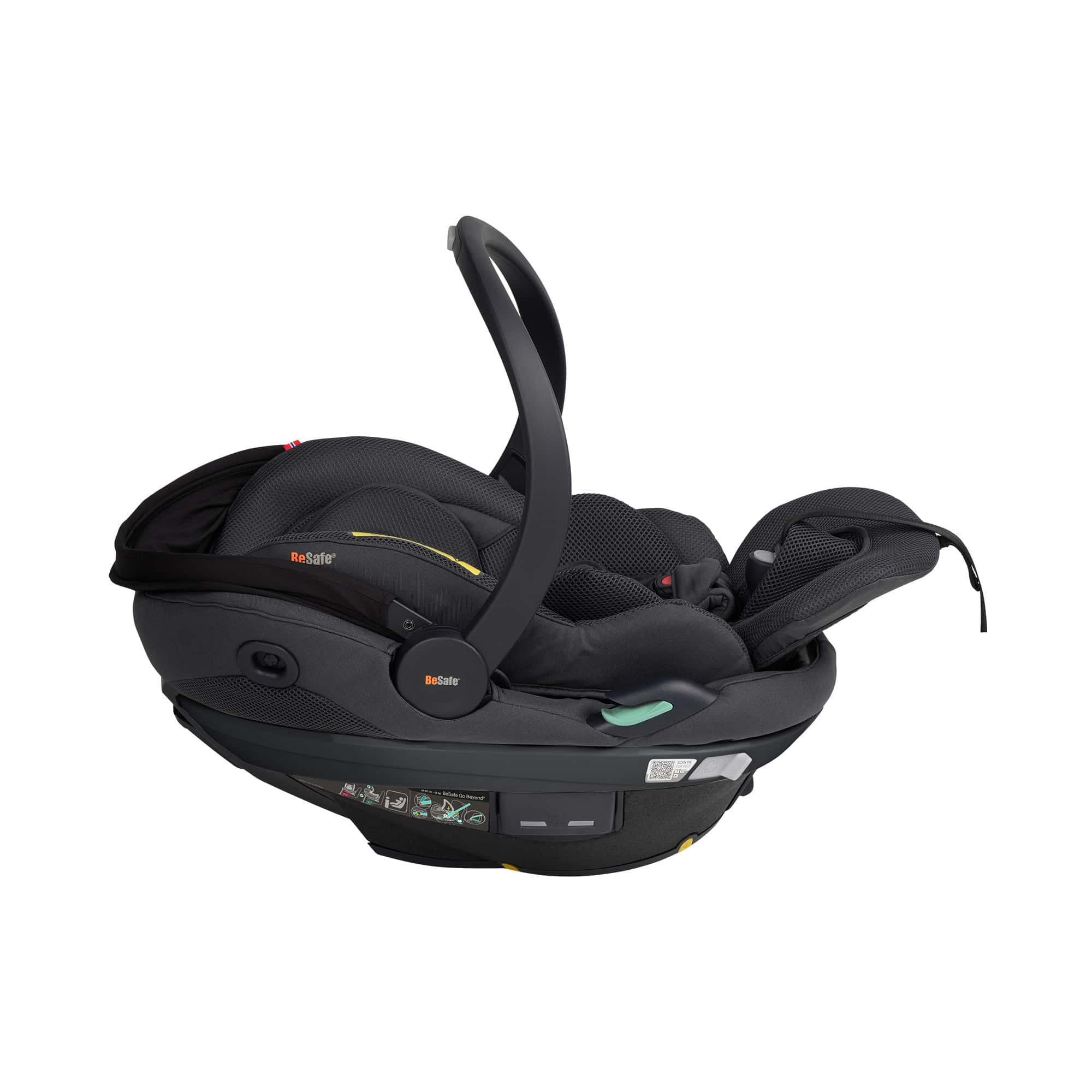 Babyschalen 0-13 kg, Gruppe 0+, BeSafe, Grau – Produktansicht