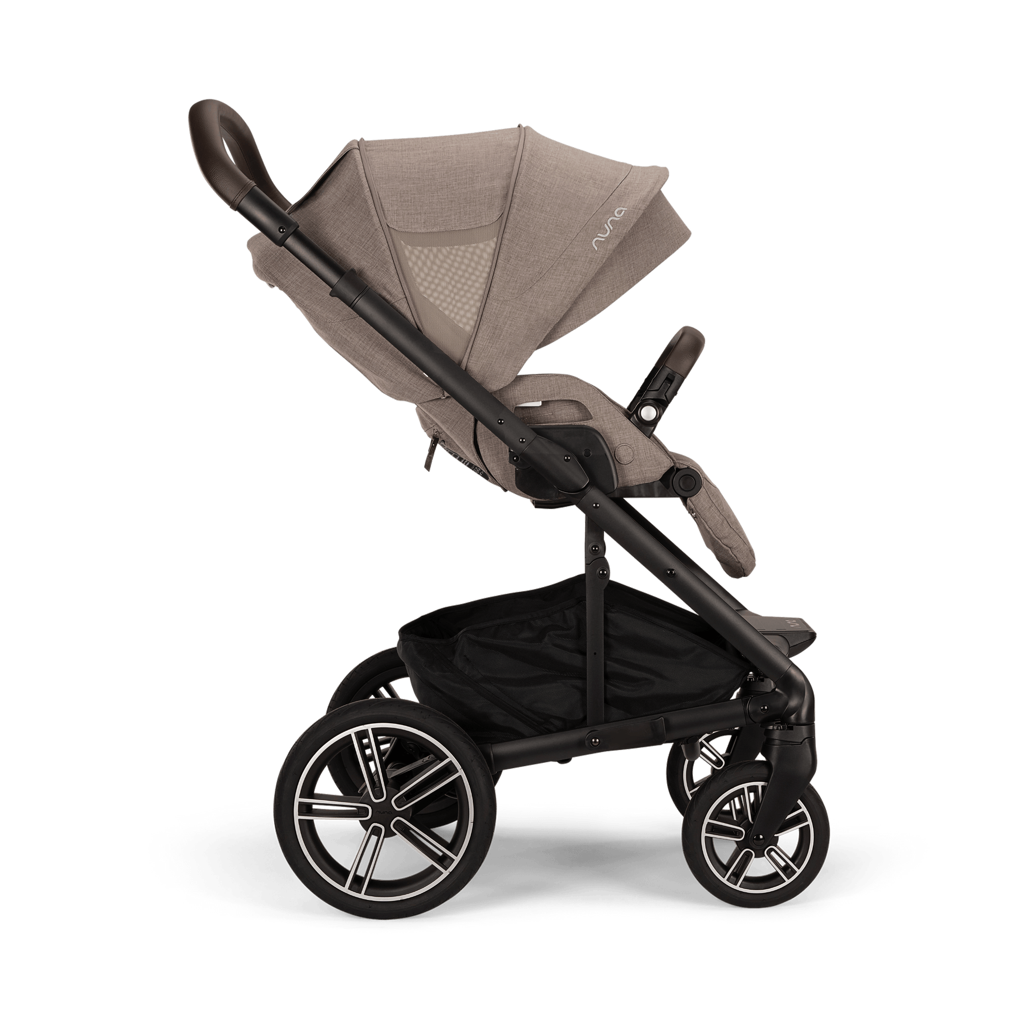 Kombi-Kinderwagen, nuna, Braun – Produktansicht