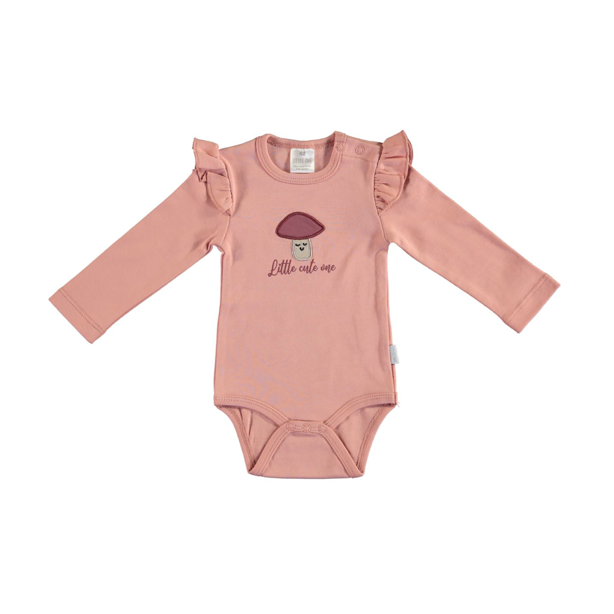 Langarmbodys, LITTLE ONE, Pink – Besonderheit: aus 100% Baumwolle