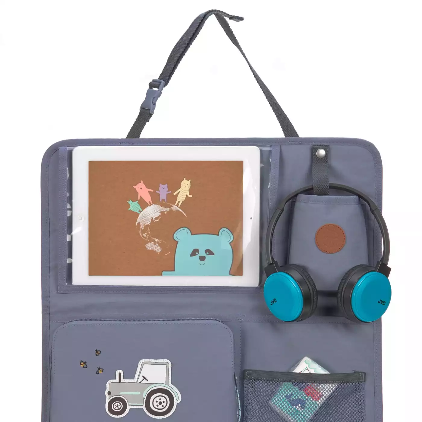 Kinderwagen Spielzeug, LÄSSIG, Blau – Produktansicht