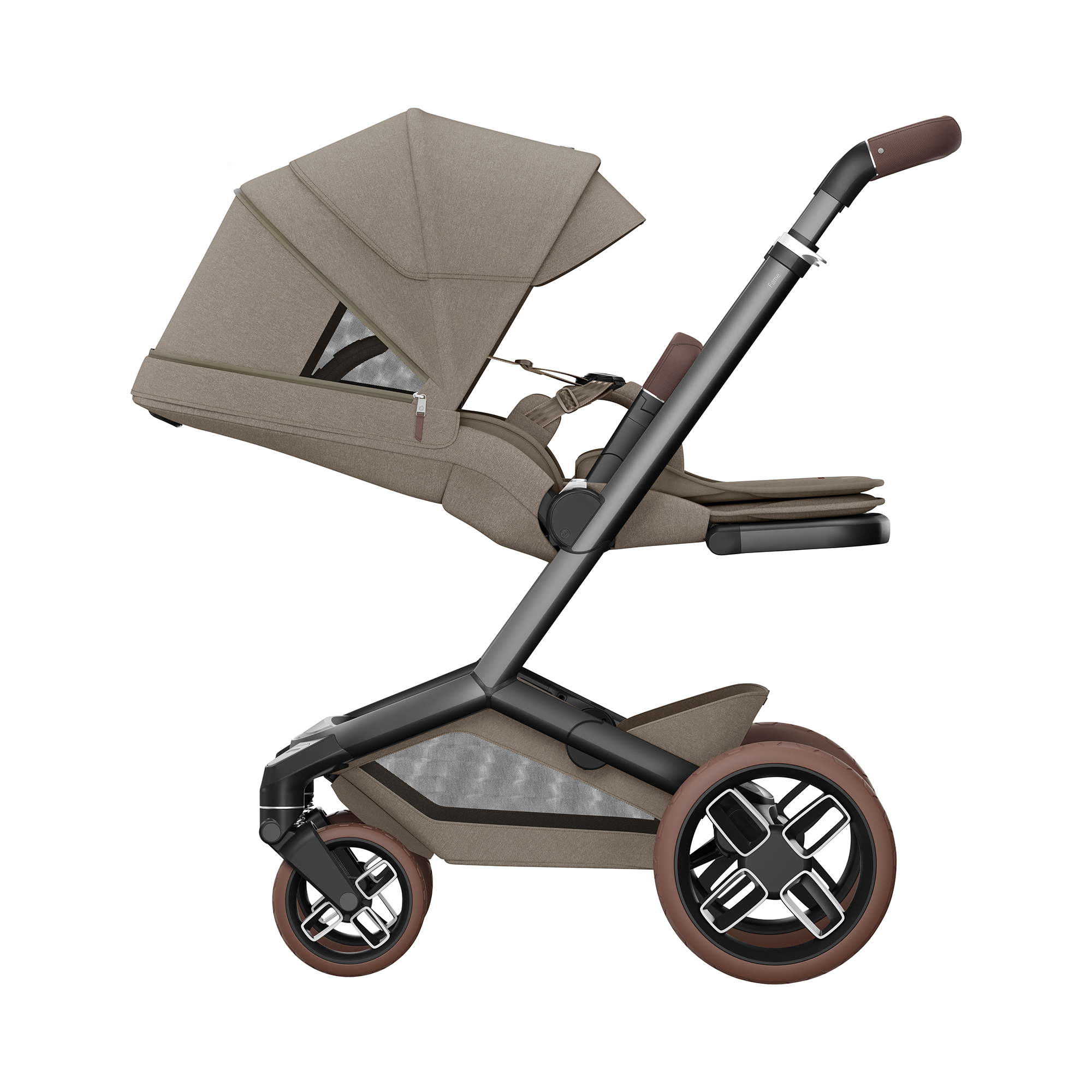 Kombi-Kinderwagen, MAXI-COSI Premium, Braun – Produktansicht